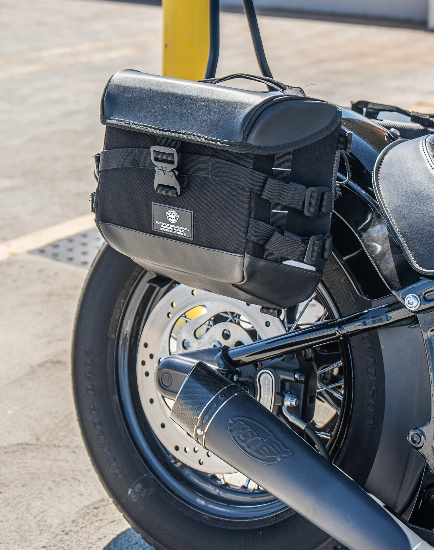 10L - Incognito Quick Mount Small Harley Softail Slim FLS Solo Saddlebag (Right Only) - Image 5
