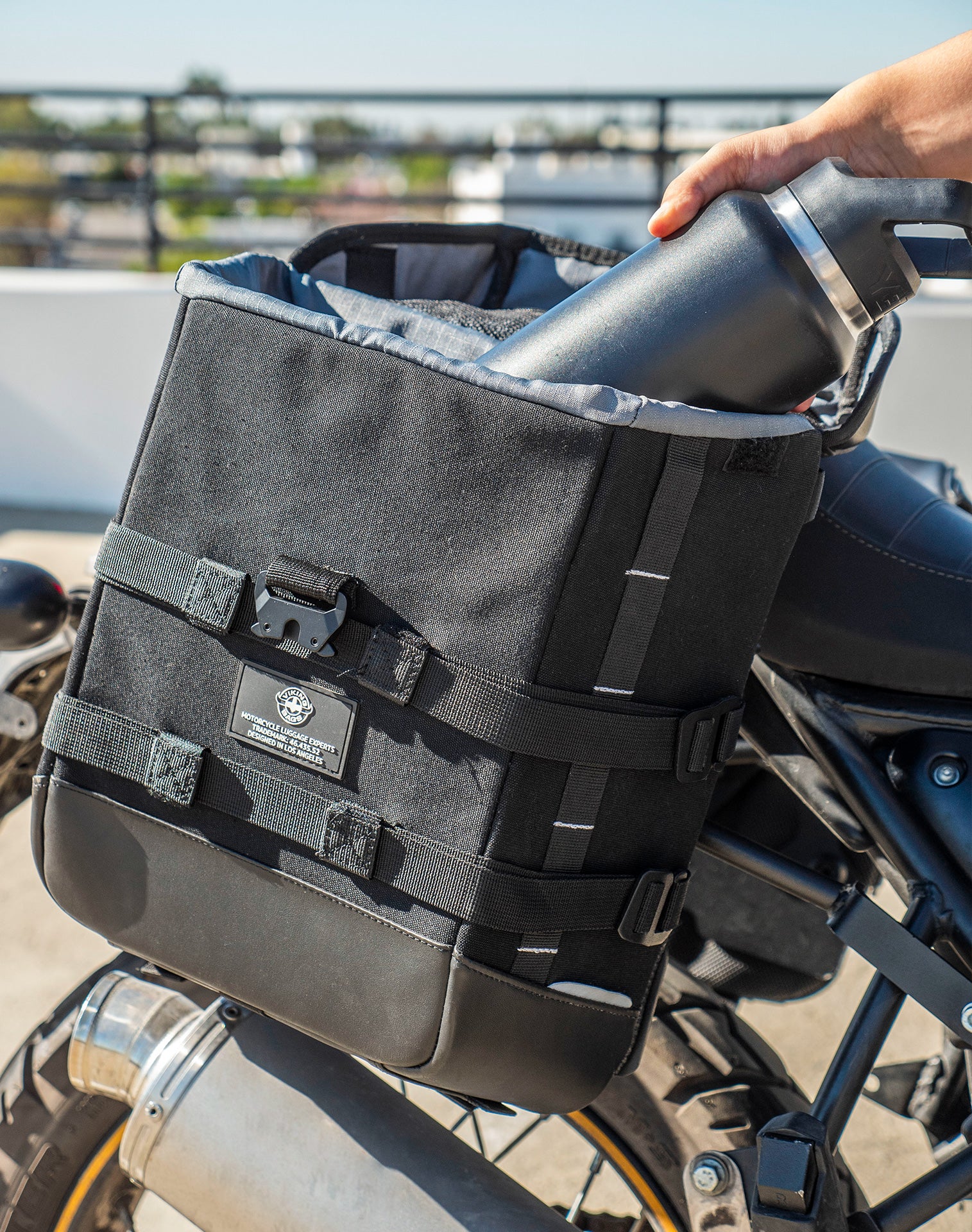 15L - Incognito Quick Mount Medium Royal Enfield Scram 411 Hard Solo Saddlebag (Right Only) - Image 6