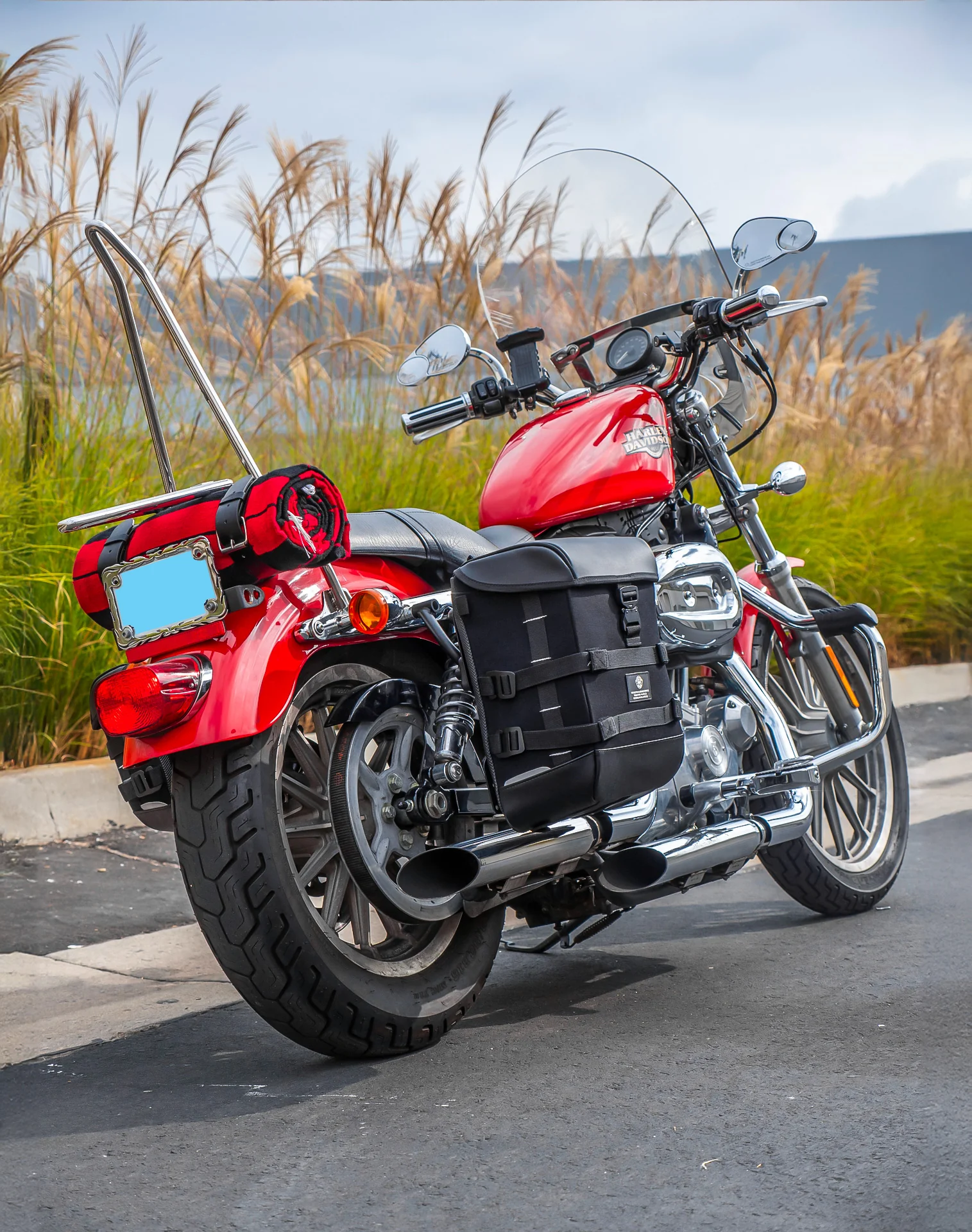 15L - Incognito Quick Mount Medium Solo Saddlebag (Right Only) for Harley Sportster 883 Low XL883L - Image 3