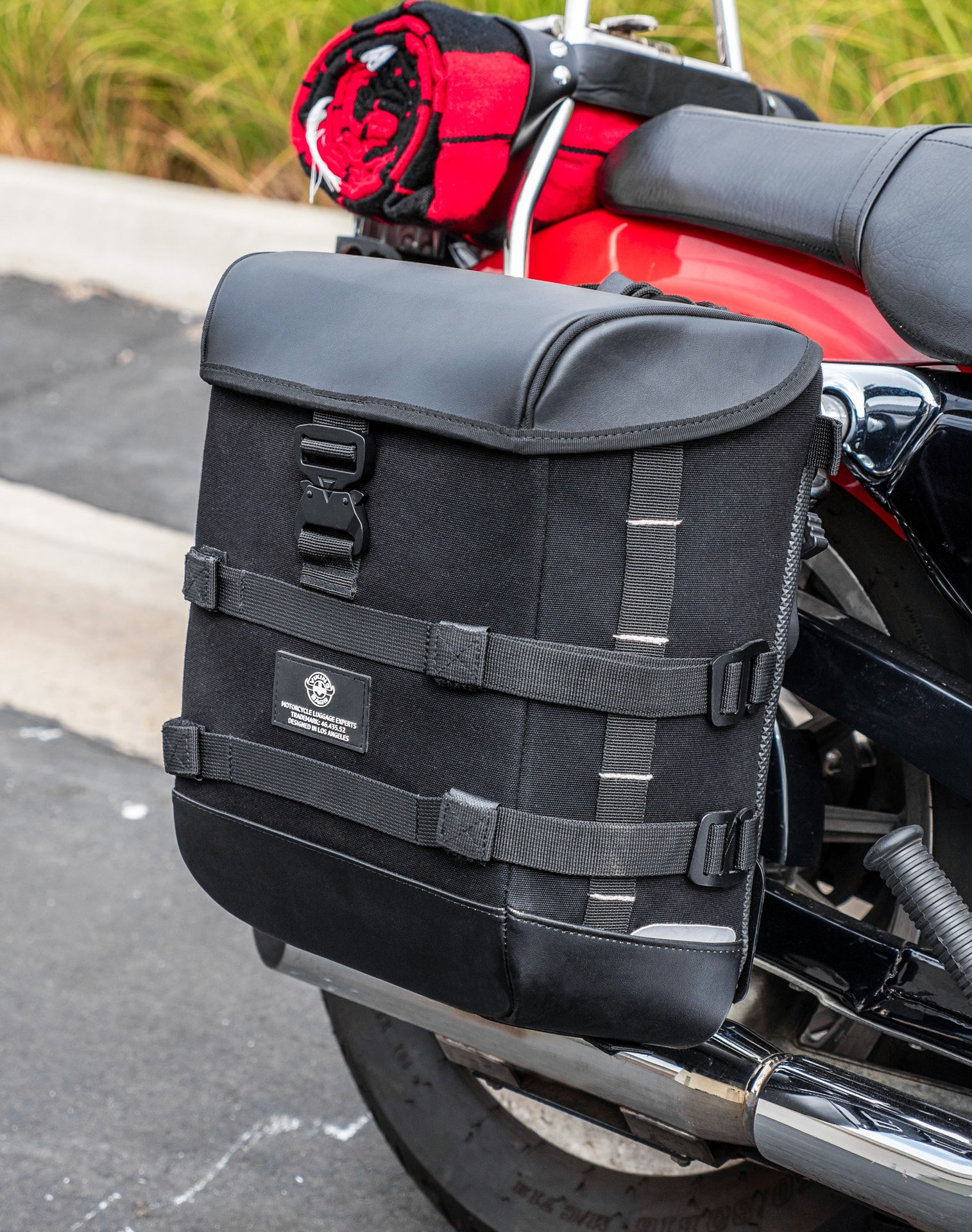 15L - Incognito Quick Mount Medium Solo Saddlebag (Right Only) for Harley Sportster 883 Low XL883L - Image 4