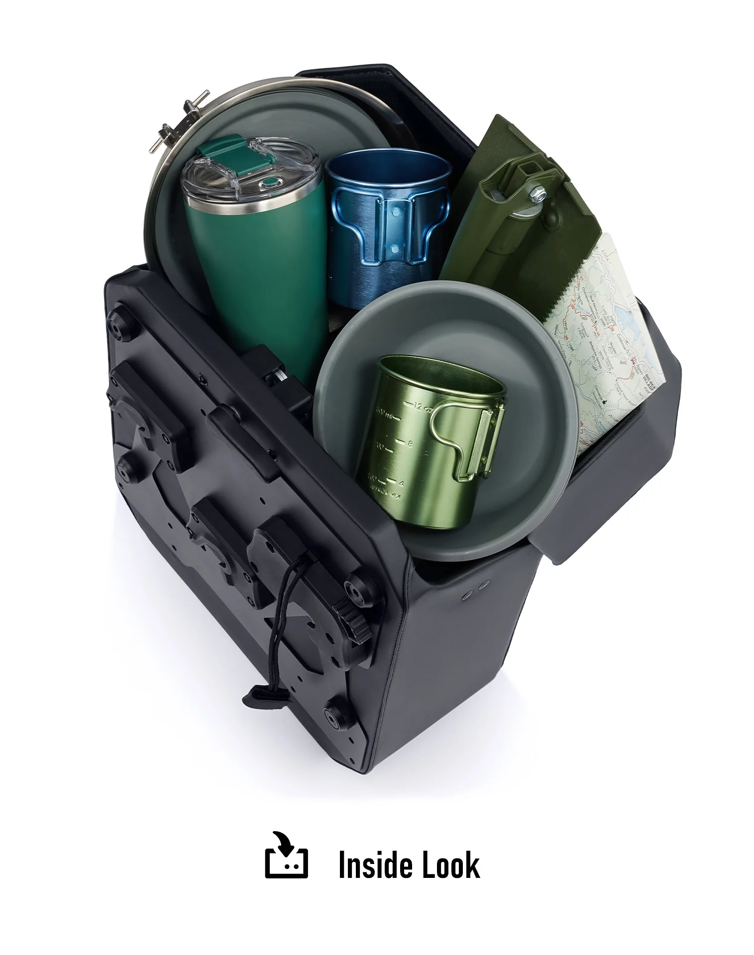 15L - Outlaw Quick Mount Medium Royal Enfield Himalayan Scram 411 Hard Solo Saddlebag (Right Only) - Image 9