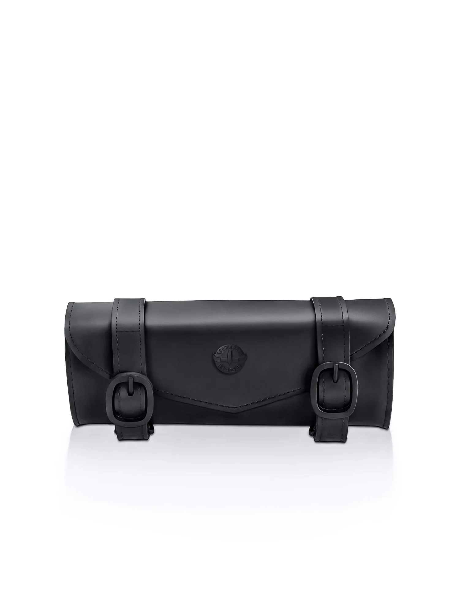 1L - Dark Age Plain Honda Leather Motorcycle Handlebar Bag - Image 2