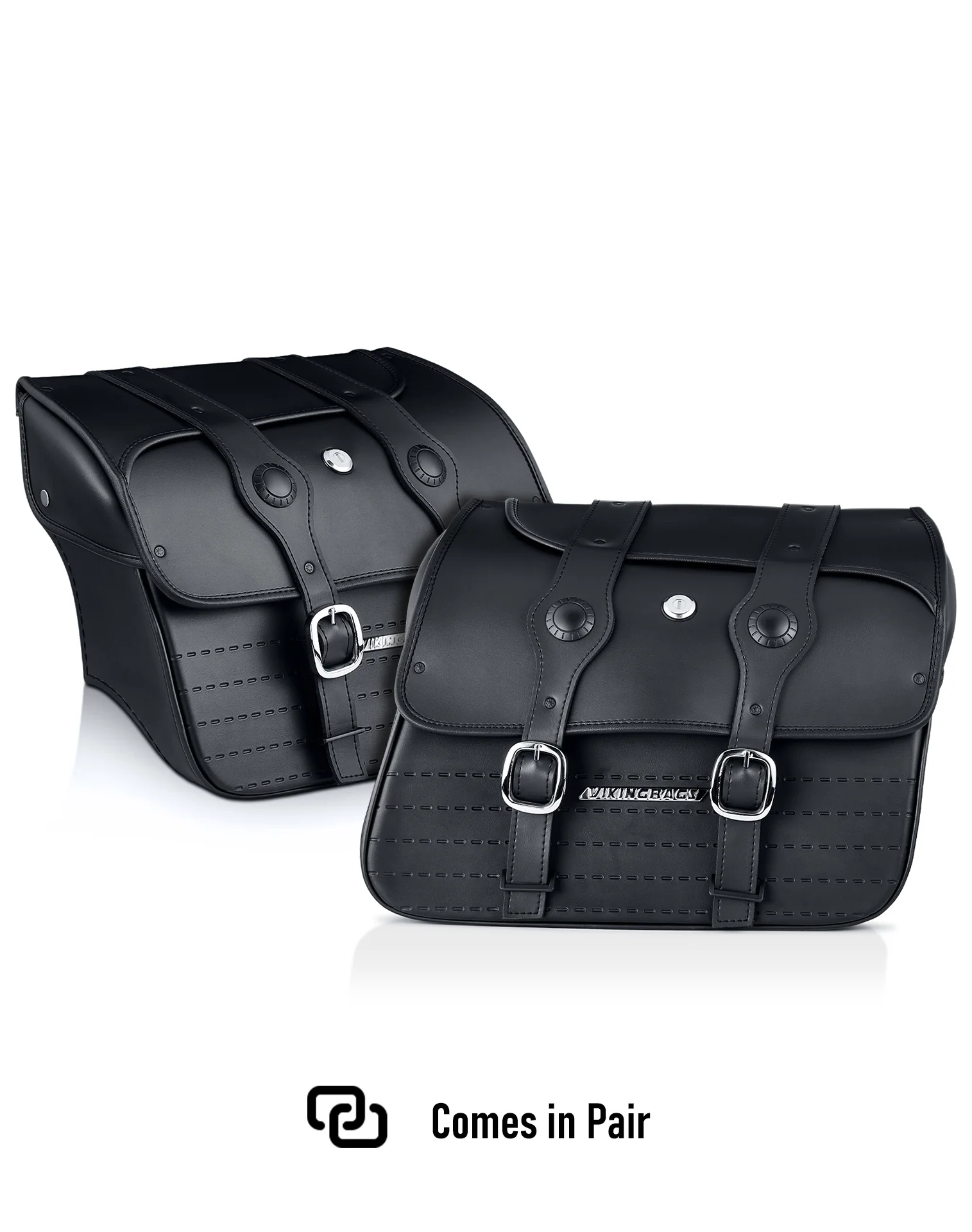 34L - ArrowHead Large Indian Chief Motorcycle Saddlebags - Image 9