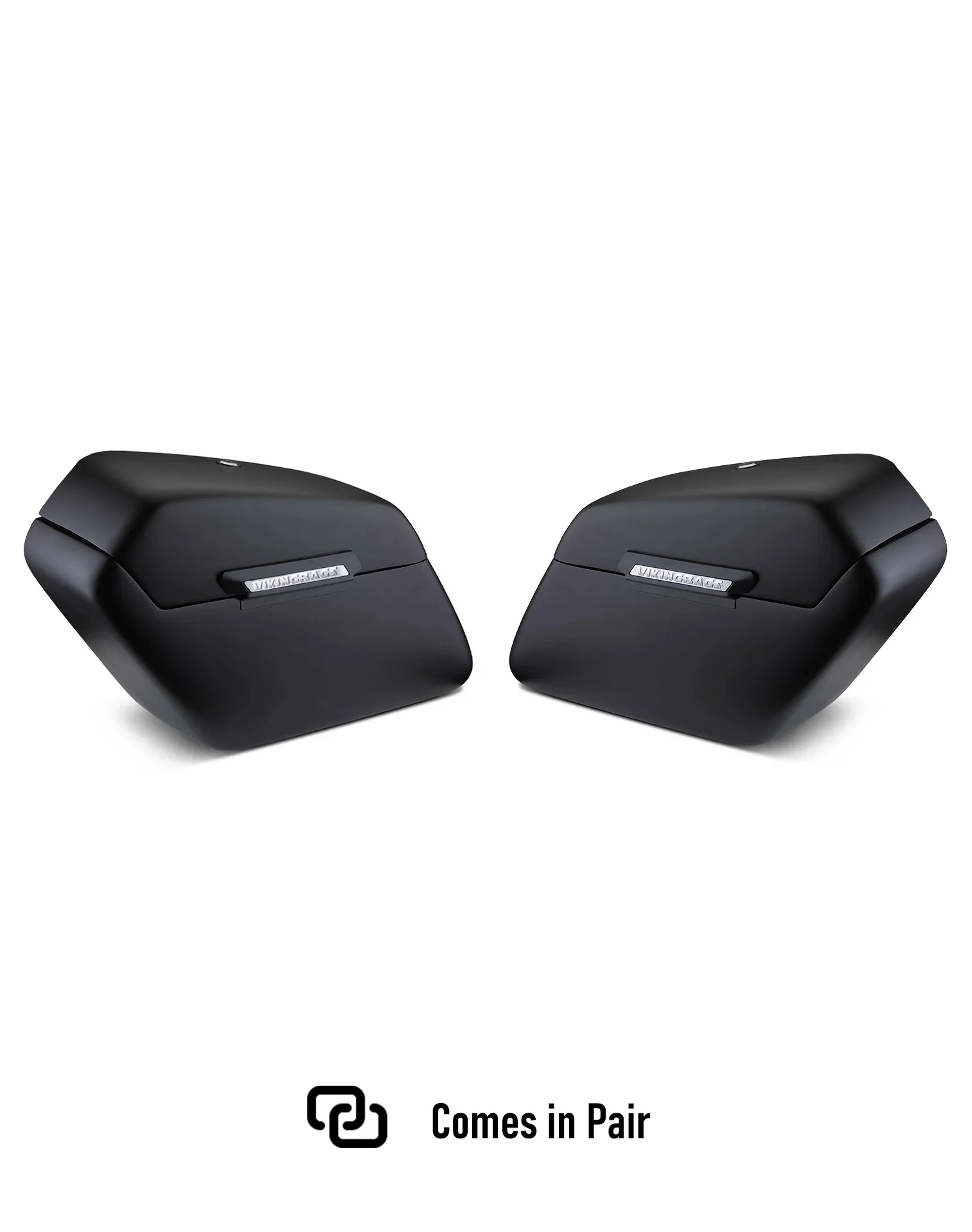 38L - Baldur XL Shock Cut-Out Harley Sportster 1200 Custom XL1200C/XLH1200C Matte Hard Saddlebags - Image 5
