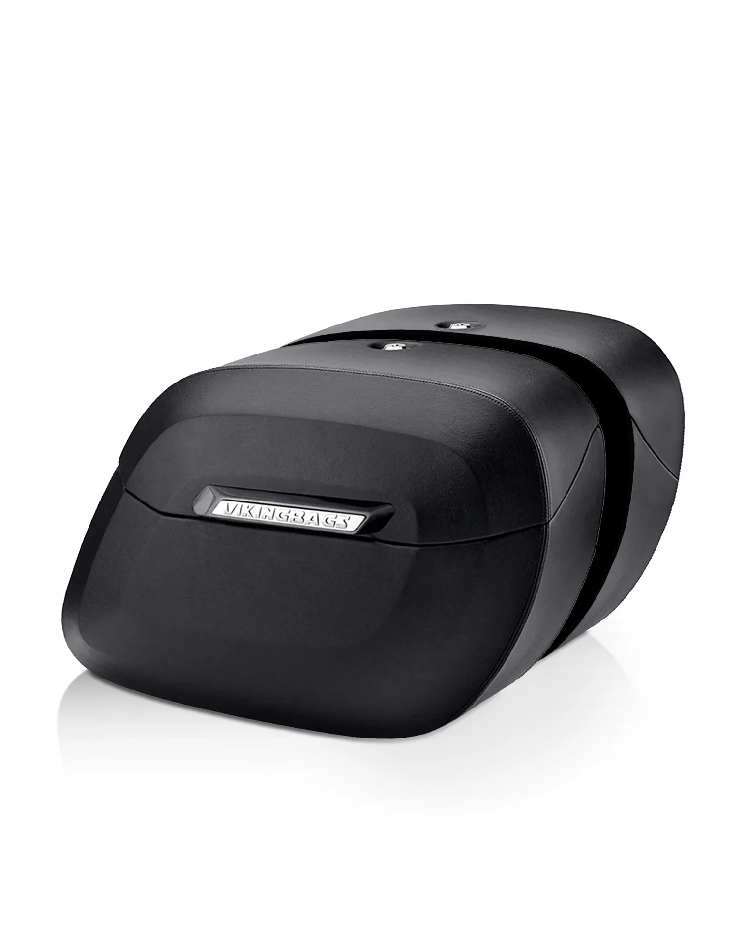 40L - Lamellar Raven XL Honda VTX 1300 T (Tourer) Leather Wrapped Hard Saddlebags