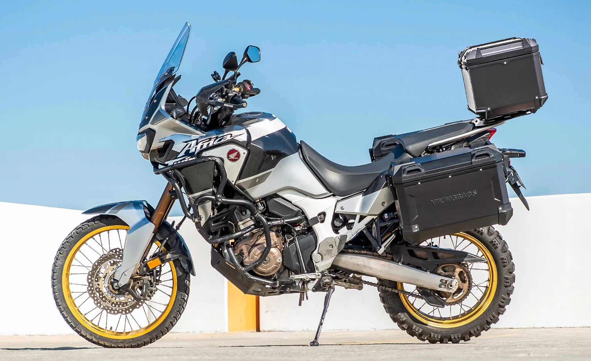 38L - Apex XL Honda CRF1000L Africa Twin/Adv Sports Aluminum Top Case Black - Image 2