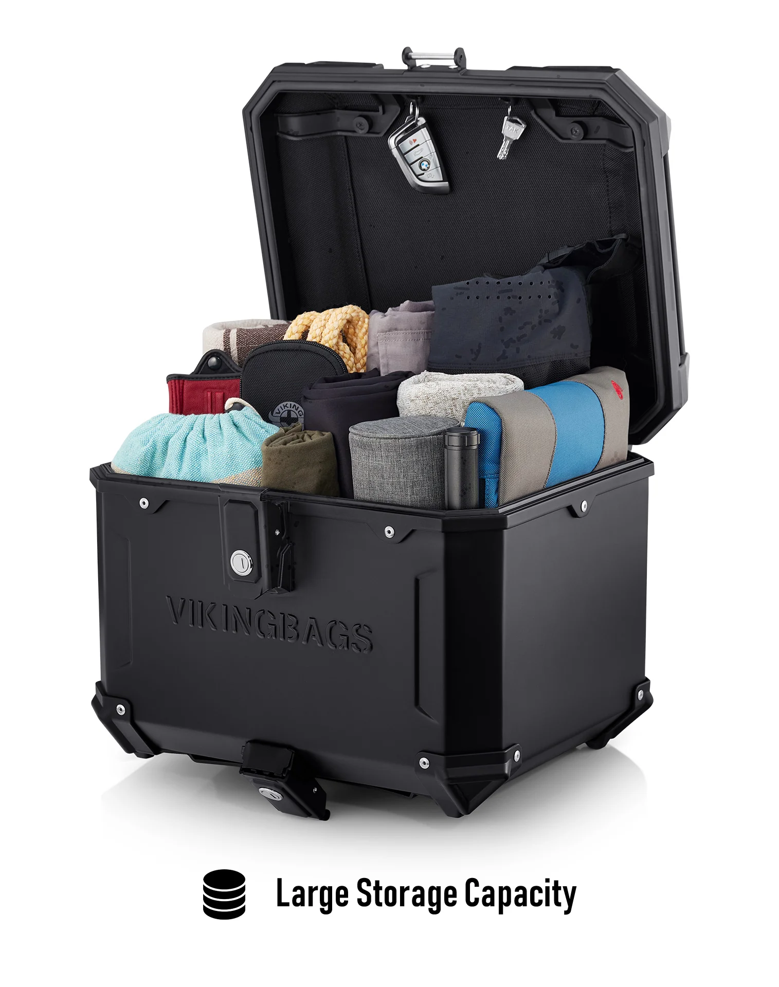 38L - Apex XL Kawasaki Versys 1000 Aluminum Top Case Black - Image 5