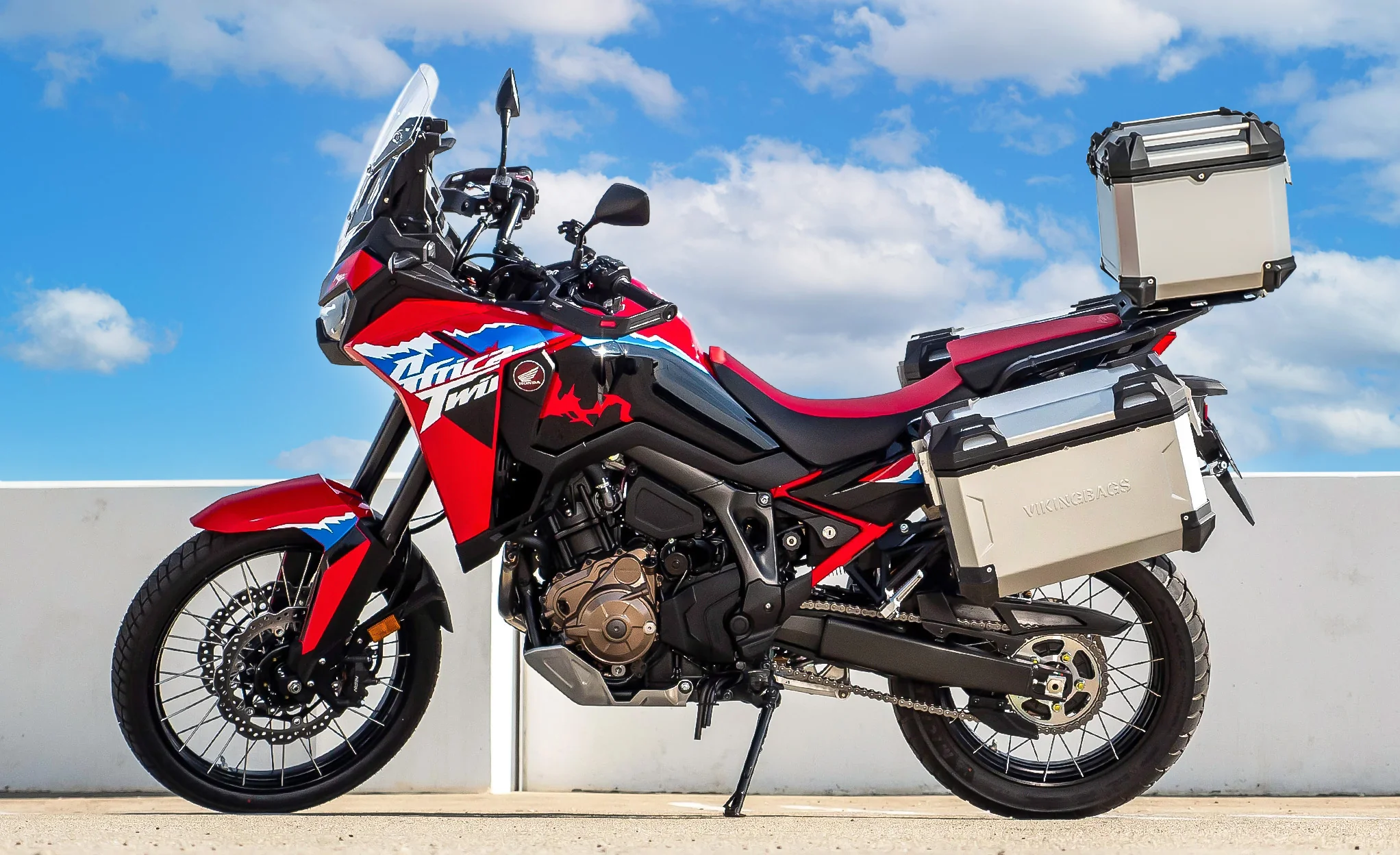 38L - Apex XL Honda CRF1100L Africa Twin/ADV Sports/ES Aluminum Top Case Silver - Image 2