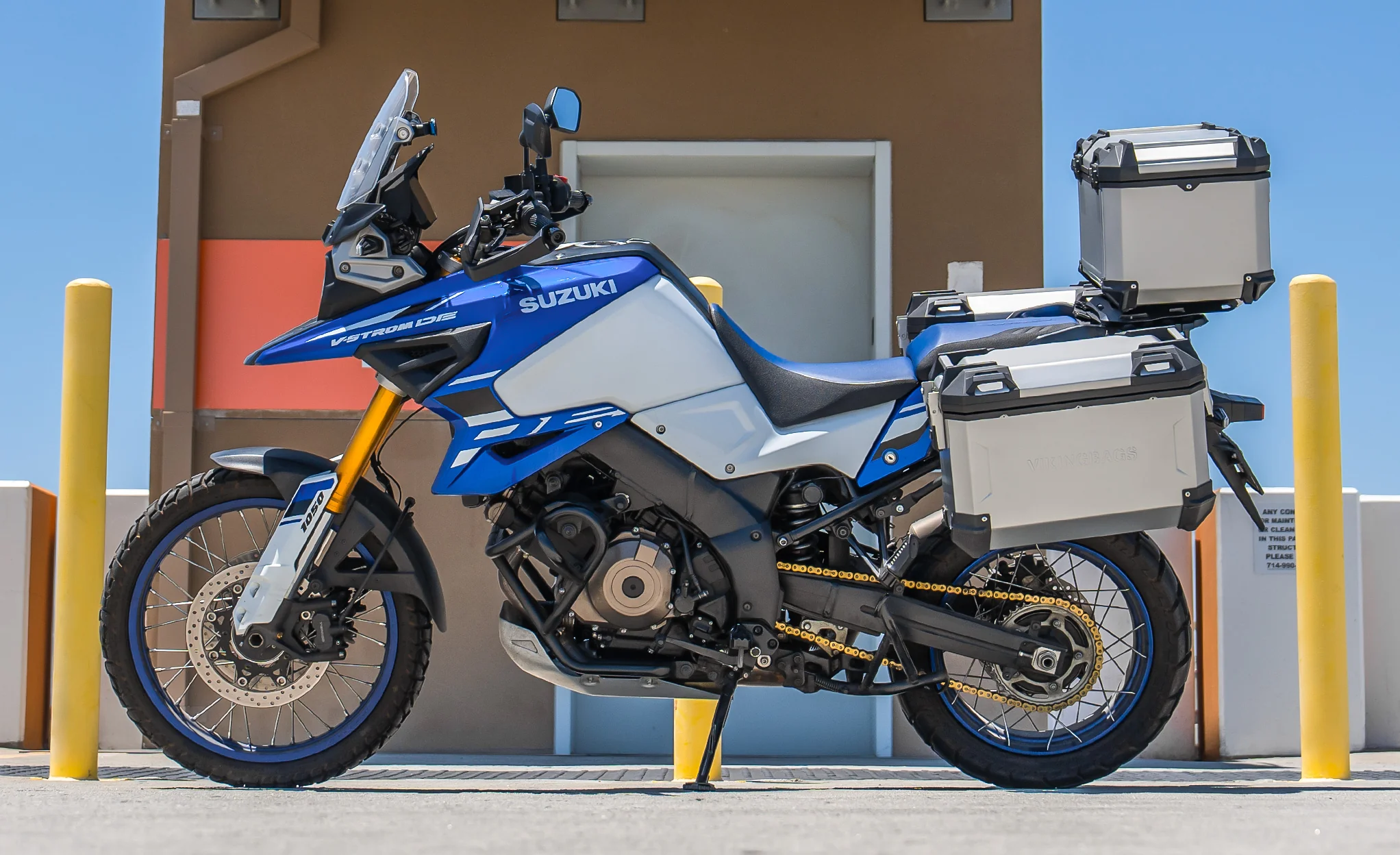 38L - Apex XL Suzuki V-Strom 1050 Aluminum Top Case Silver - Image 2
