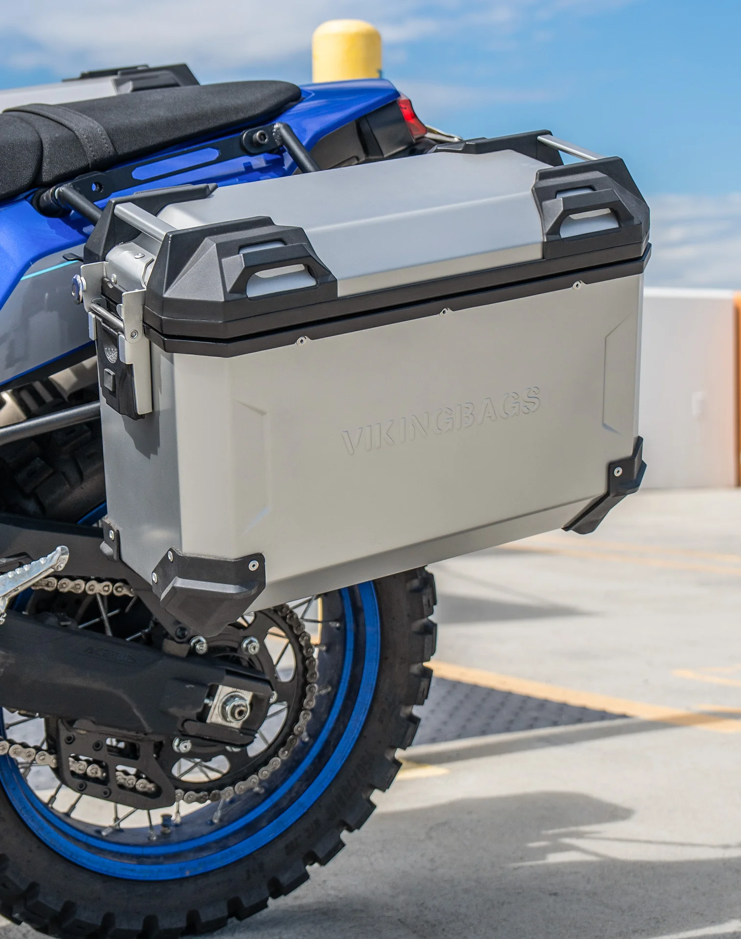 45L - Apex XL Yamaha Tenere 700 Aluminum Side Cases Silver - Image 5