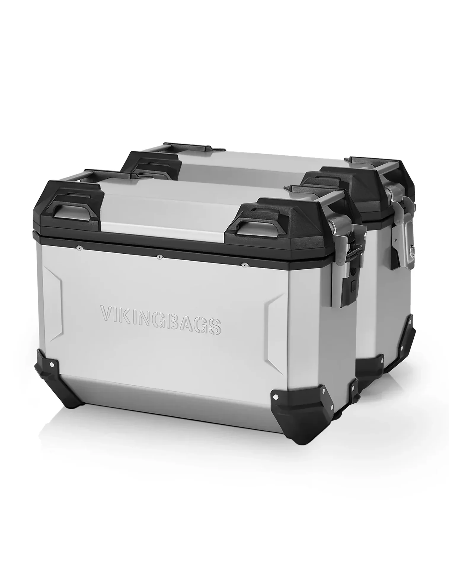 45L - Apex XL BMW R 1300 GS Aluminum Side Cases Silver