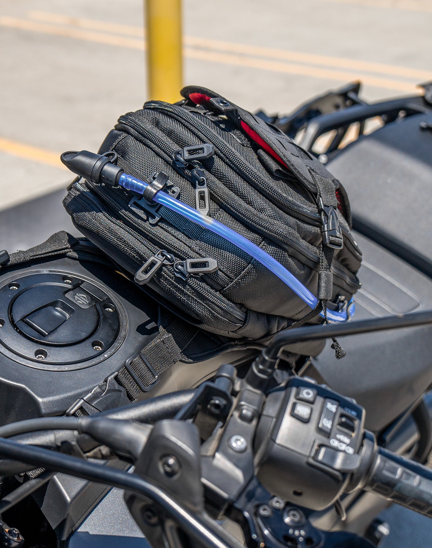 7L - Apex Royal Enfield ADV Touring Tank Bag with Hydration Pack - Image 6