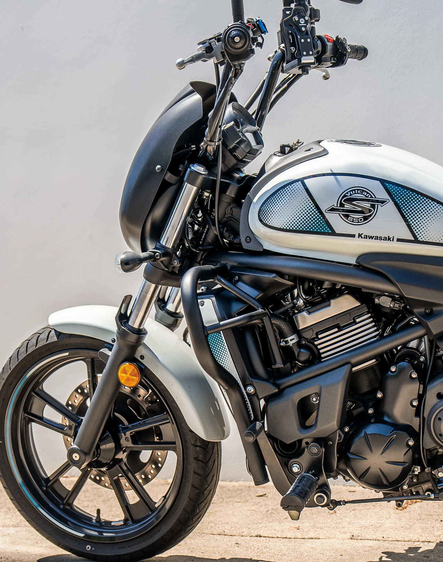 Viking Battleborn Kawasaki Vulcan S VN650 Crash Bar/Engine Guard Matte Black - Image 5