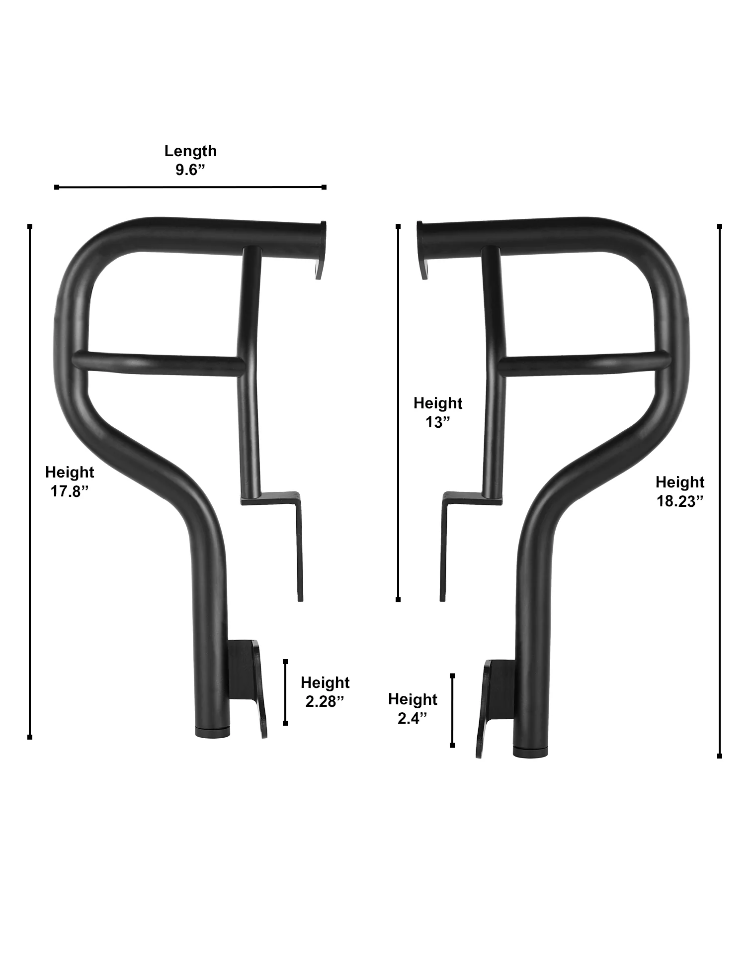 Viking Battleborn Kawasaki Vulcan S VN650 Crash Bar/Engine Guard Matte Black - Image 8
