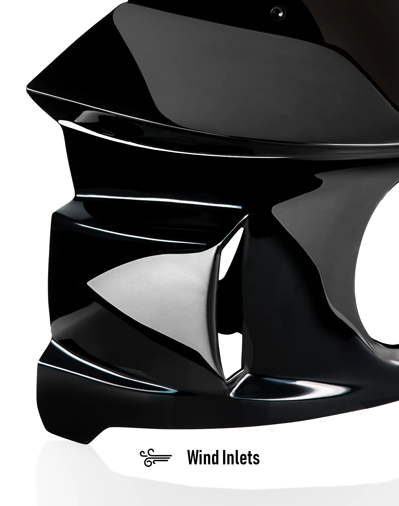 Viking Darkin Motorcycle Fairing For Harley Softail Sport Glide FLSB Gloss Black - Image 5