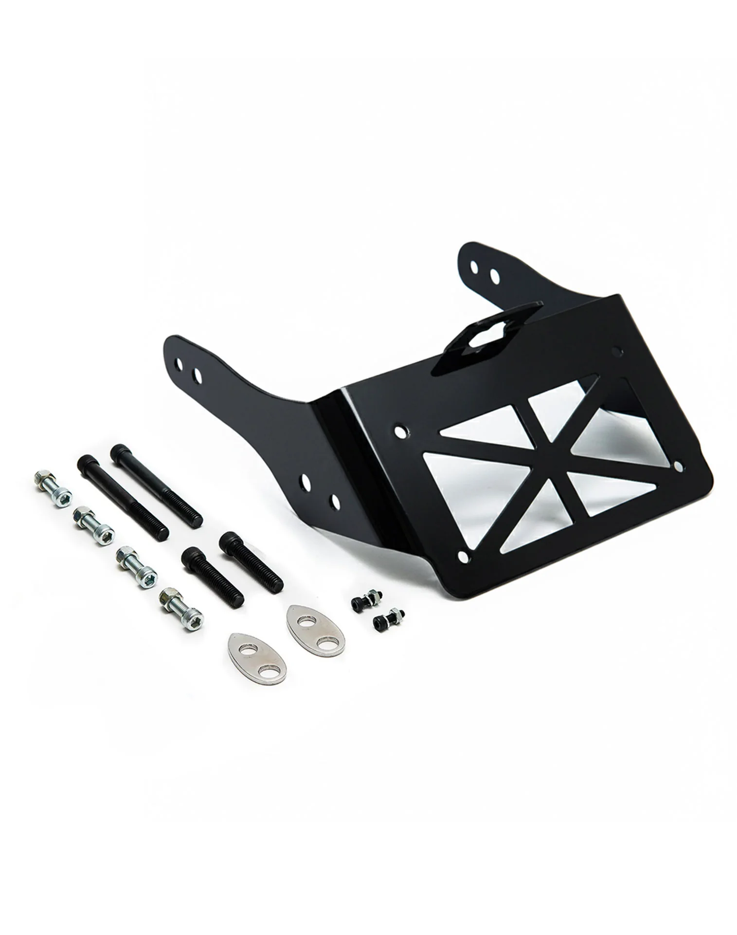 Viking Turn Signal & License Plate Relocation/ Extension Kit For Harley Dyna Wide Glide FXDWG/I Gloss Black