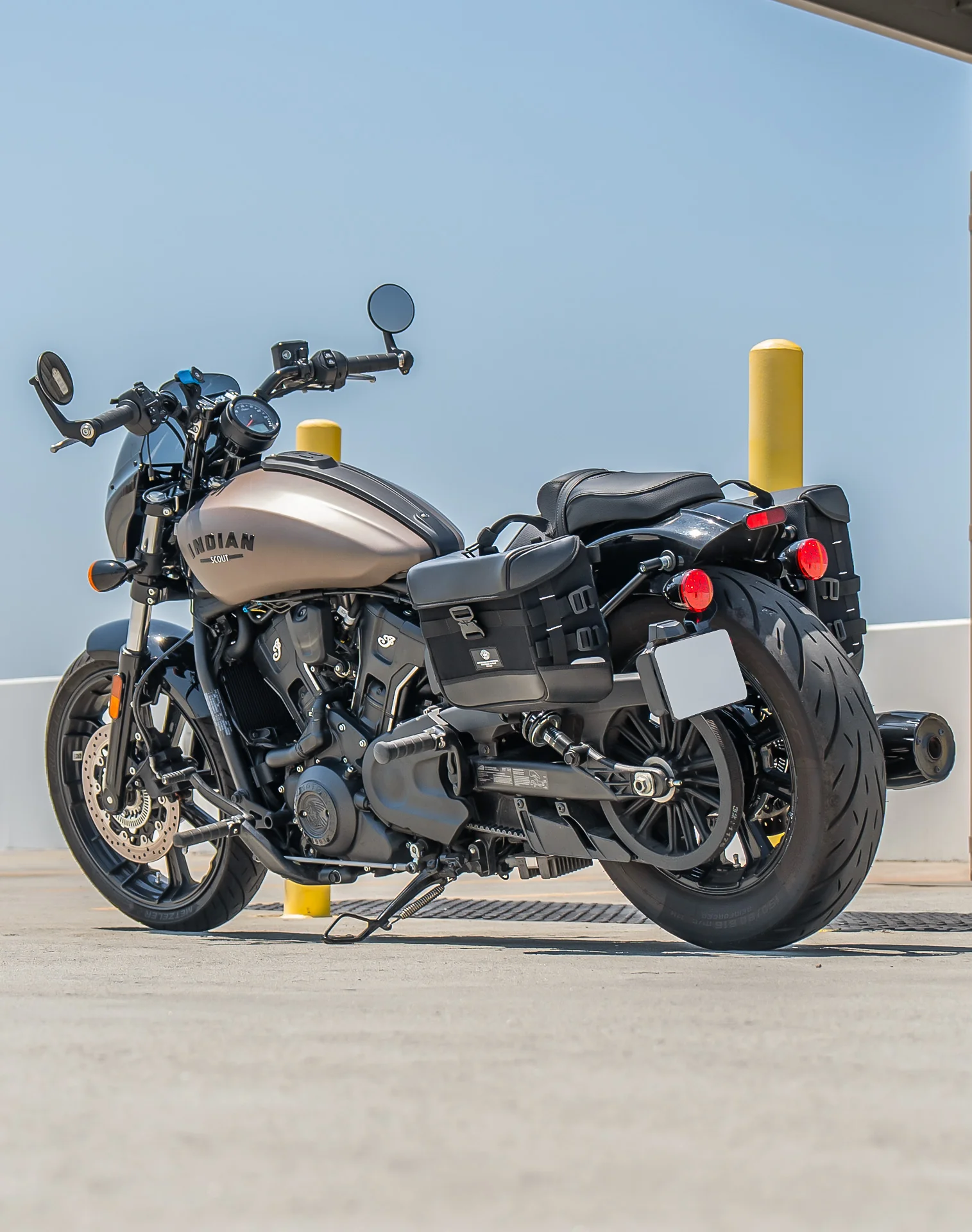 10L - Incognito Quick-Mount Small 2025+ Indian Scout Bobber Solo Saddlebag (Left Only) - Image 3