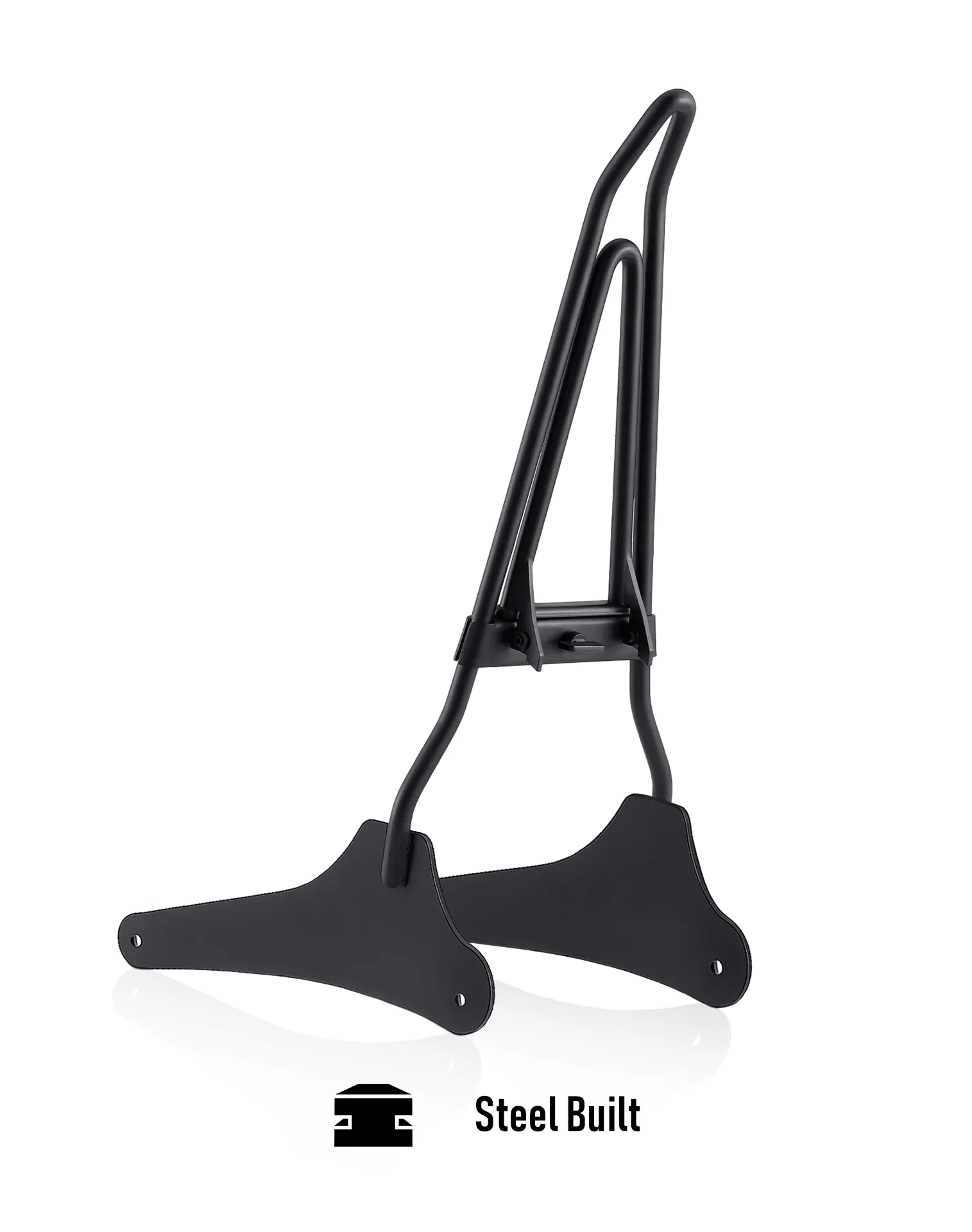 Iron Born Blade 25" Sissy Bar with Foldable Luggage Rack for Harley Dyna Wide Glide FXDWG/I Matte Black - Image 2