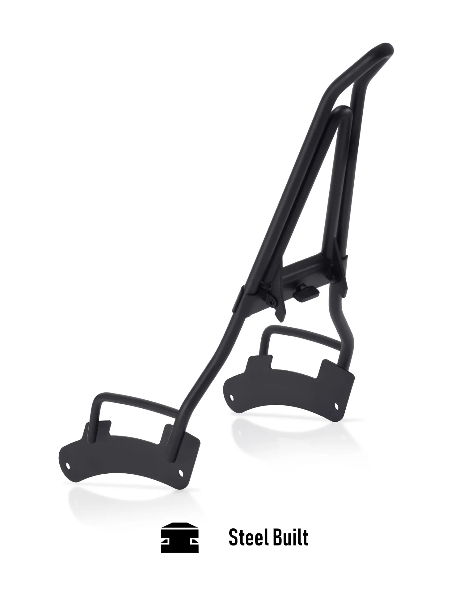 Iron Born Blade 25" Indian Sport Chief (2023+) Sissy Bar with Foldable Luggage Rack Matte Black - Image 11