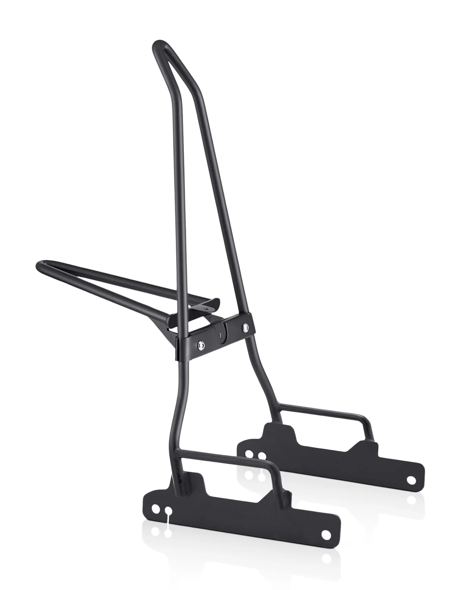 Iron Born Blade 25" Sissy Bar with Foldable Luggage Rack for Harley Dyna Low Rider FXDL Matte Black
