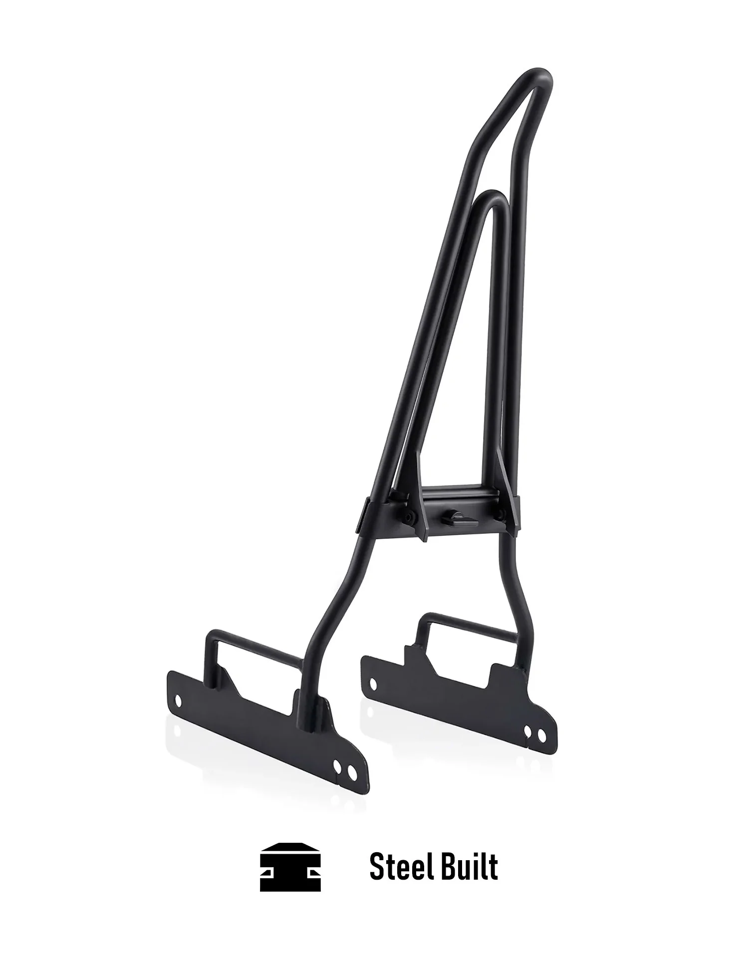 Iron Born Blade 25" Sissy Bar with Foldable Luggage Rack for Harley Dyna Low Rider FXDL Matte Black - Image 7