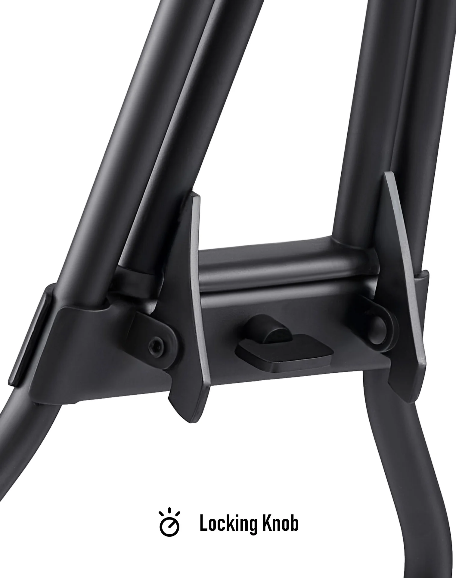 Iron Born Blade 25" Sissy Bar with Foldable Luggage Rack for Harley Dyna Low Rider FXDL Matte Black - Image 8