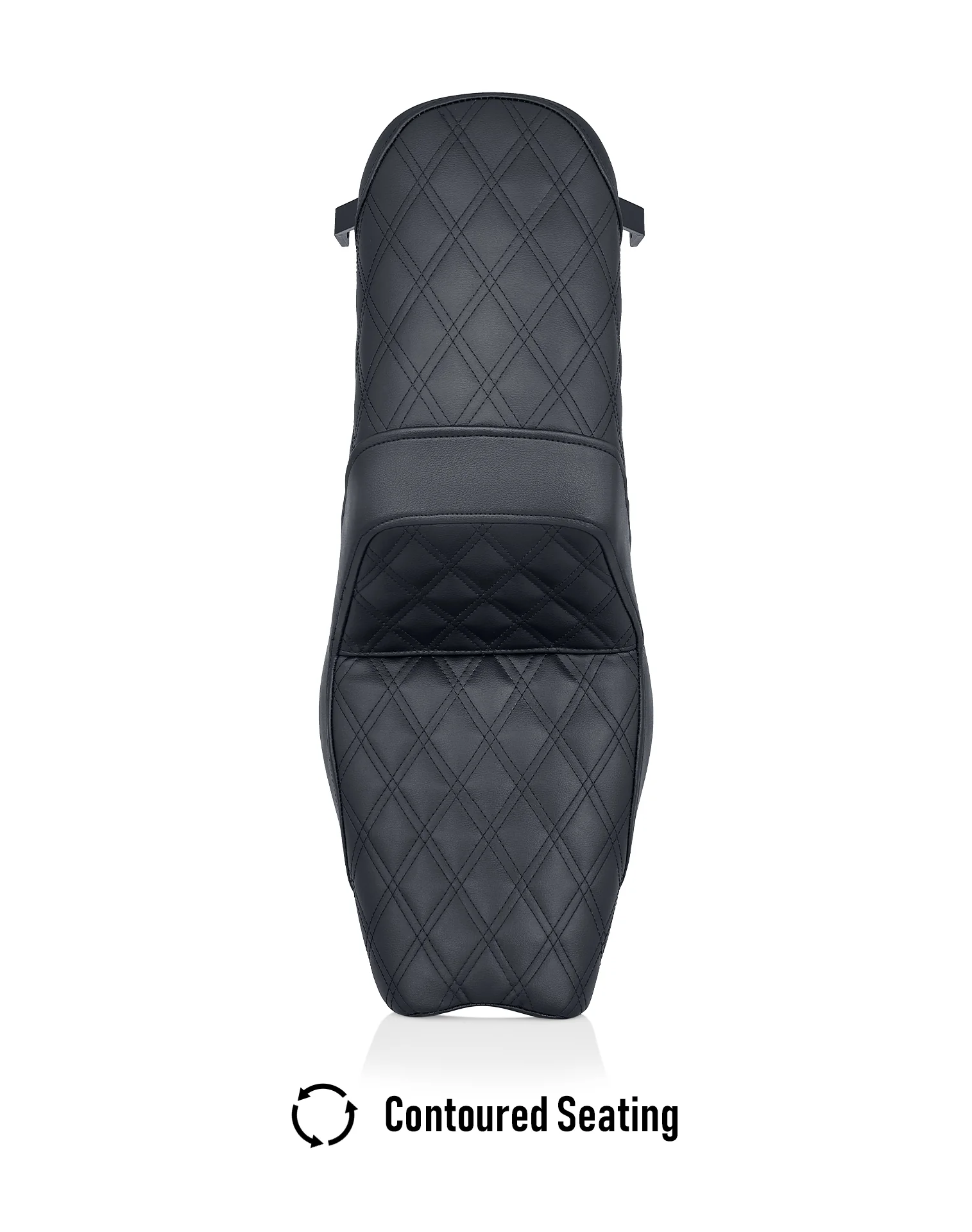 Iron Born Diamond Stitch Indian Scout Rogue Sixty 2-Up Seat Black - Image 5