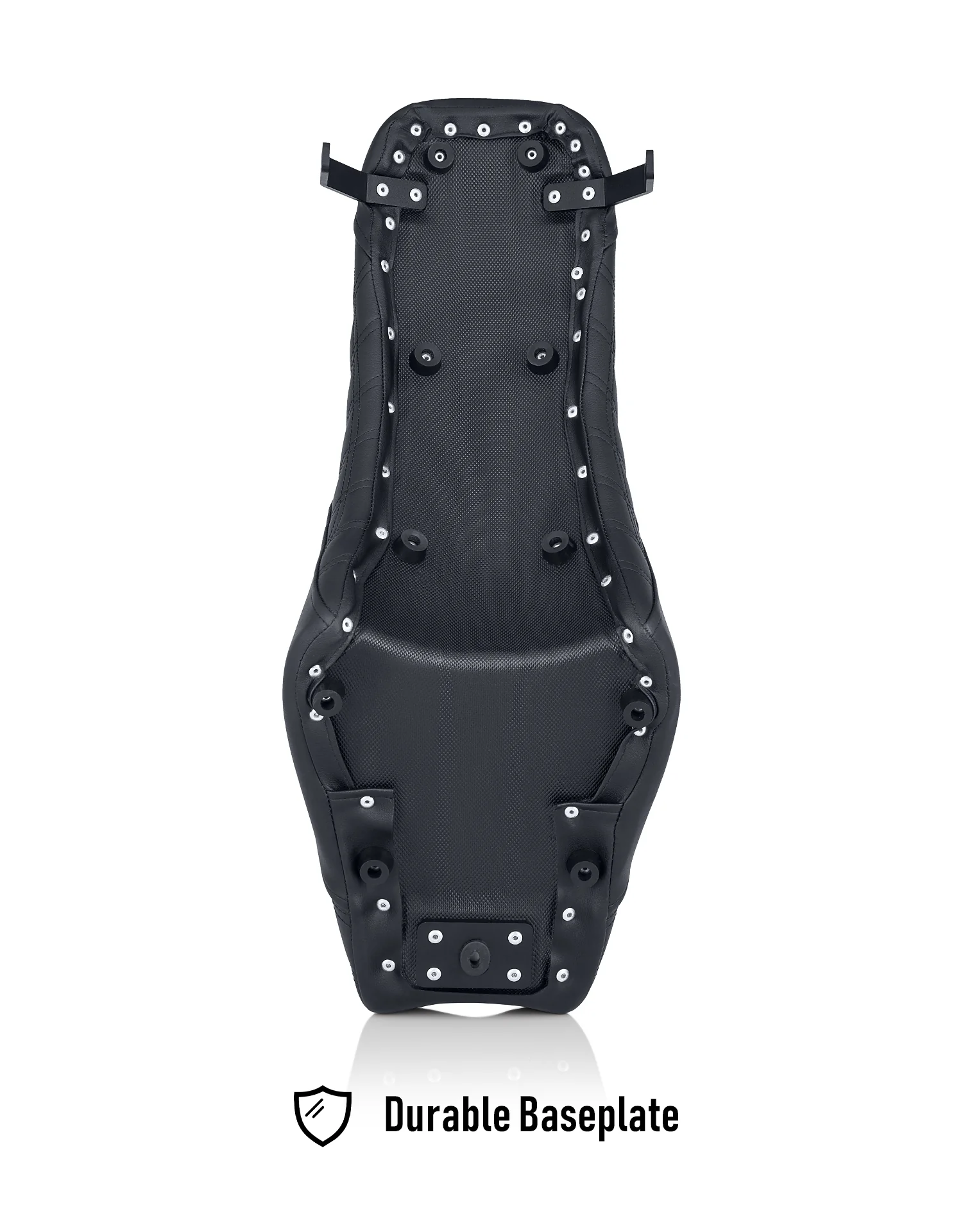 Iron Born Diamond Stitch Indian Scout Rogue Sixty 2-Up Seat Black - Image 6