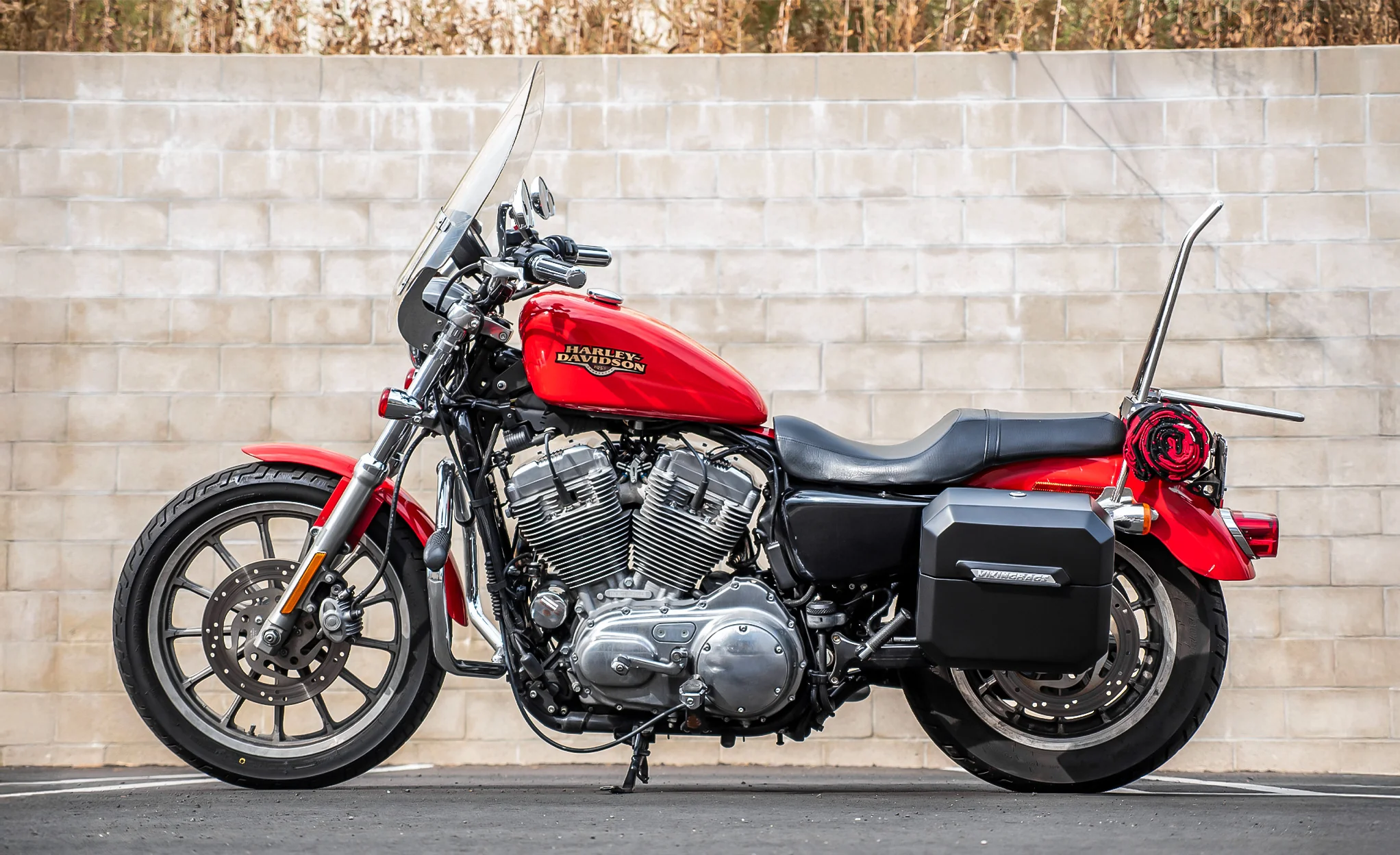 20L - Outlaw Quick-Mount Small Harley Sportster 1200 Low XL1200L Matte Hard Saddlebags - Image 2