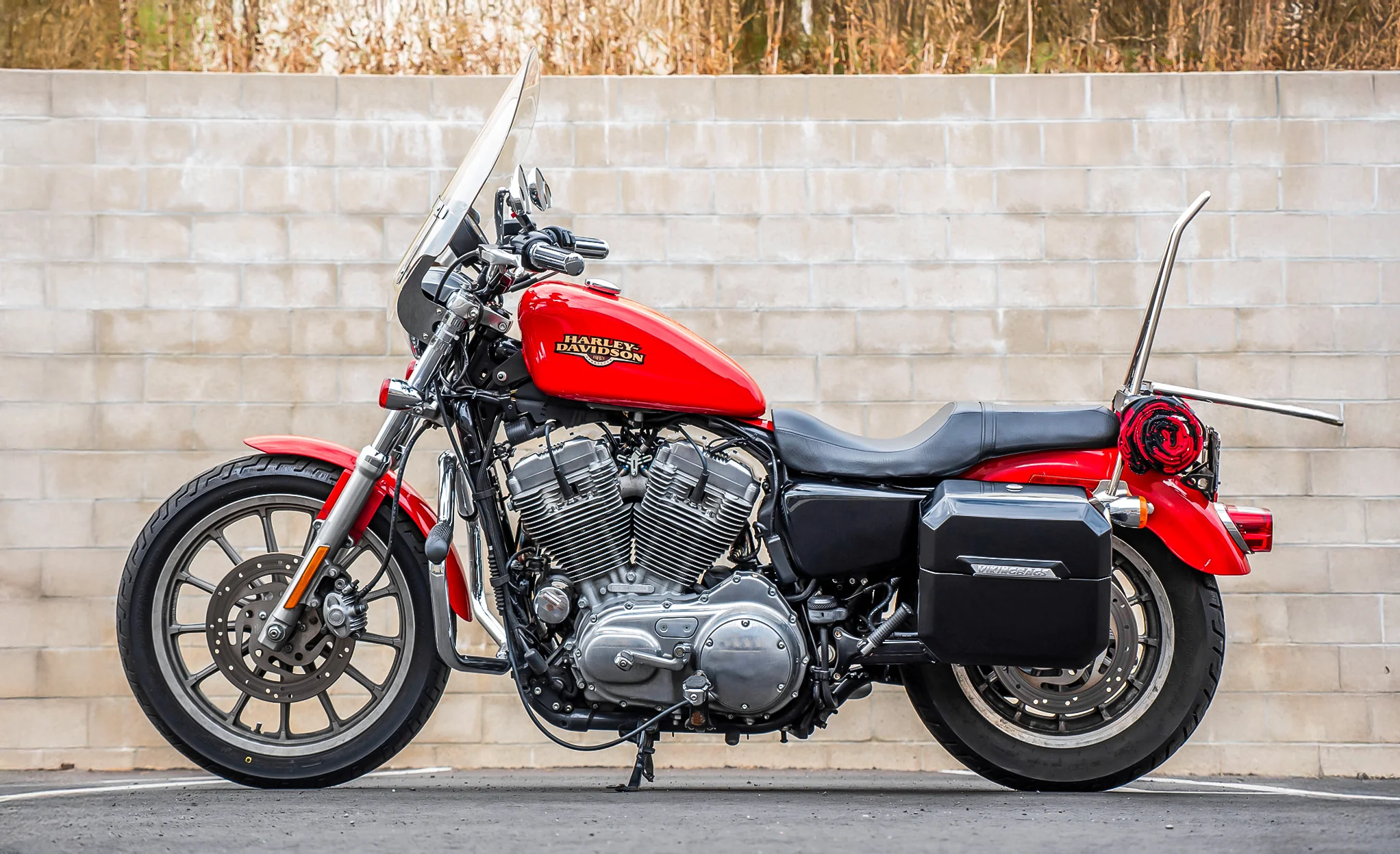 20L - Outlaw Quick-Mount Small Harley Sportster 883 Low XL883L Painted Hard Saddlebags - Image 2