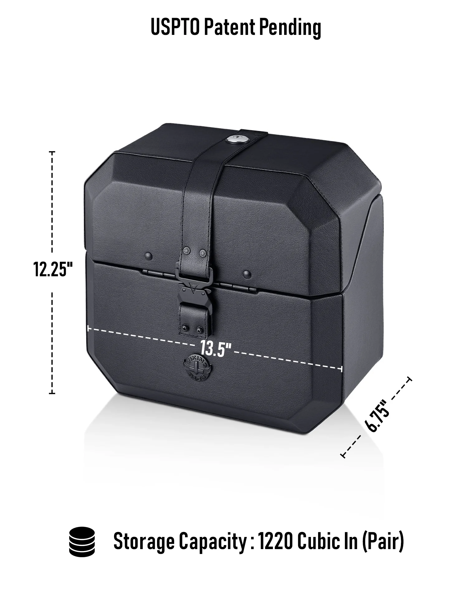 20L - Outlaw Quick-Mount Small Kawasaki W800 Leather Wrapped Hard Saddlebags - Image 3