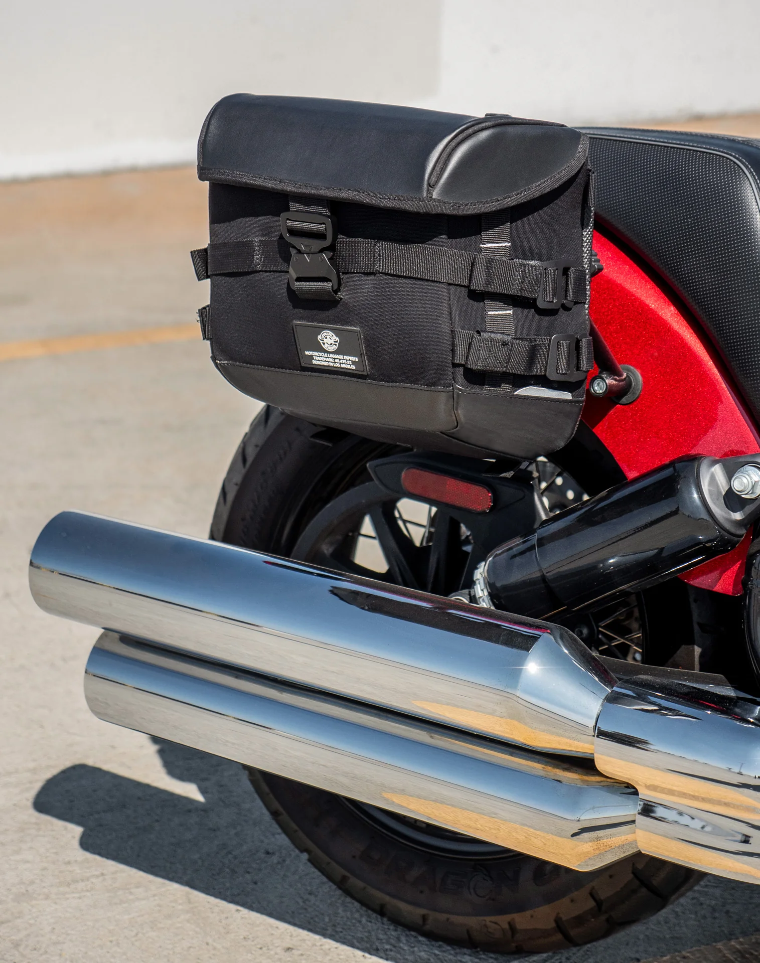 10L - Incognito Quick Mount Small Indian Chief Dark Horse Solo Saddlebag (Right Only) - Image 4