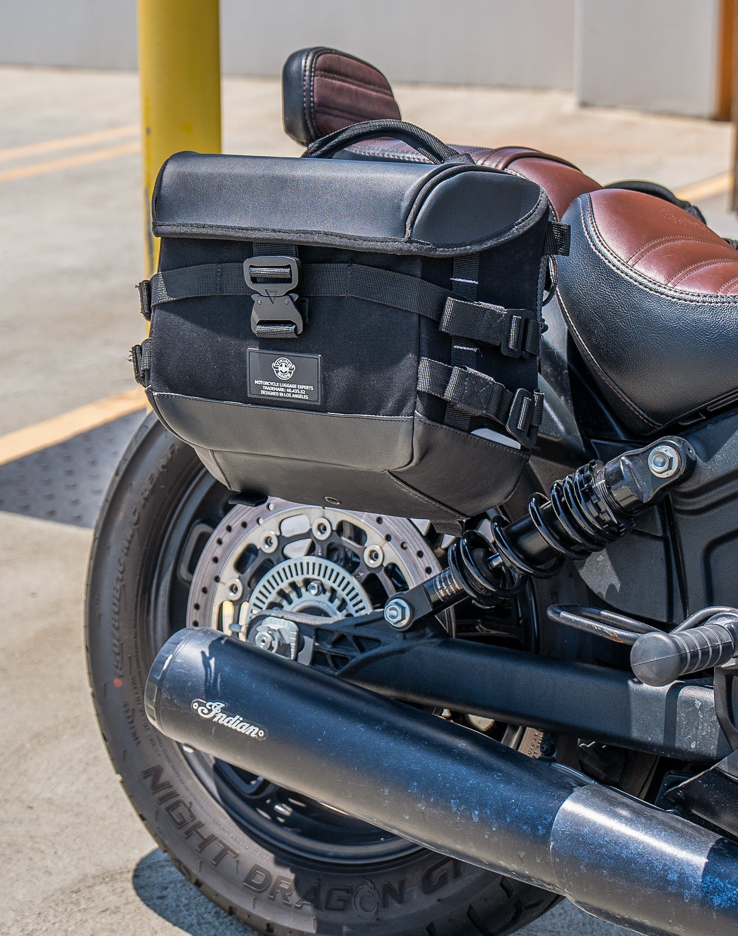 10L - Incognito Quick Mount Small Indian Scout Bobber Twenty Solo Saddlebag (Right Only) - Image 5