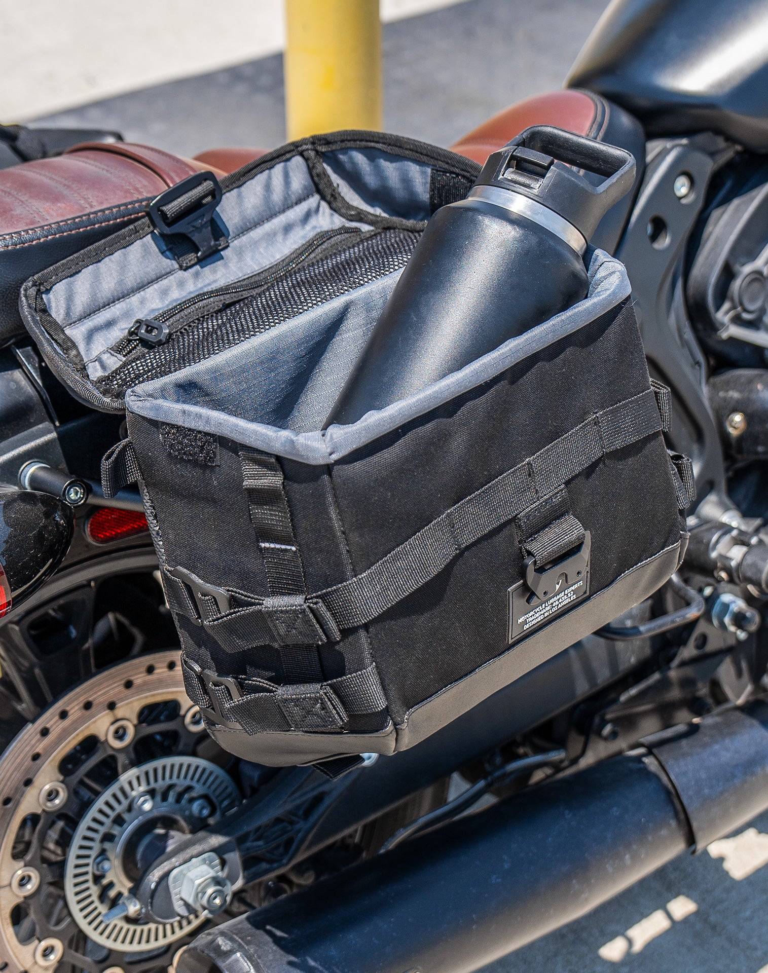 10L - Incognito Quick Mount Small Indian Scout Rogue Solo Saddlebag (Right Only) - Image 6