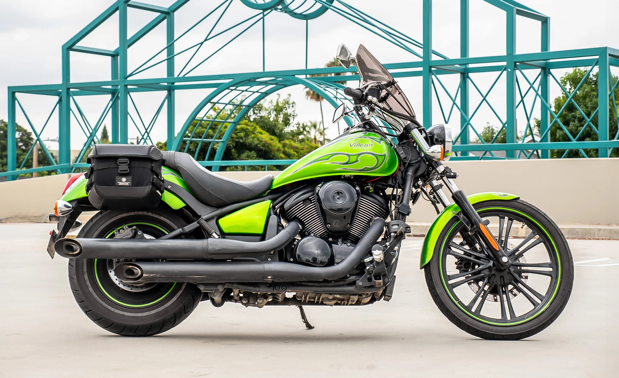 10L - Incognito Quick Mount Small Kawasaki Vulcan 900 Custom VN900C Solo Saddlebag (Right Only) - Image 2