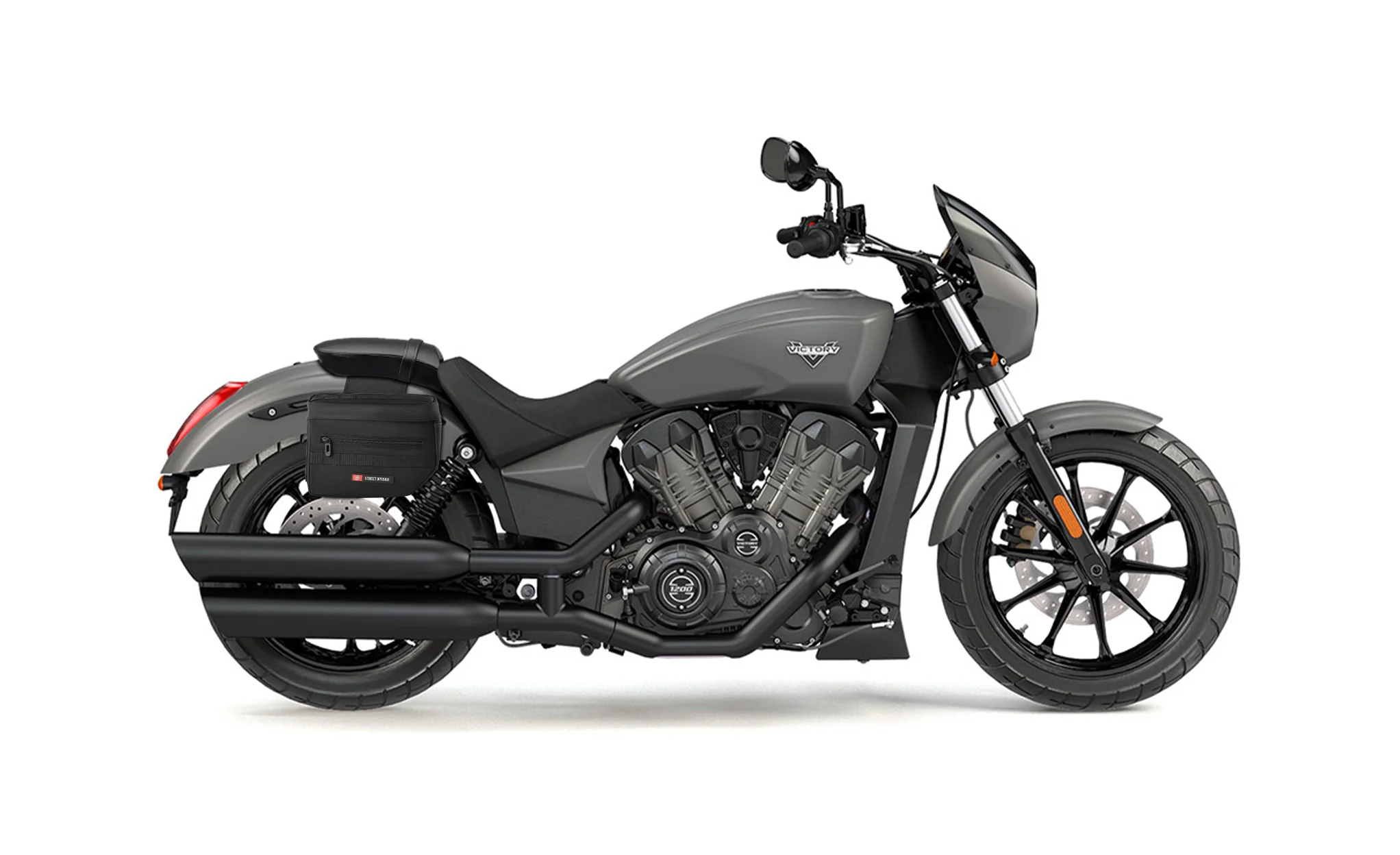 10L - Patriot Small Victory Octane Motorcycle Throw Over Saddlebags - Image 2