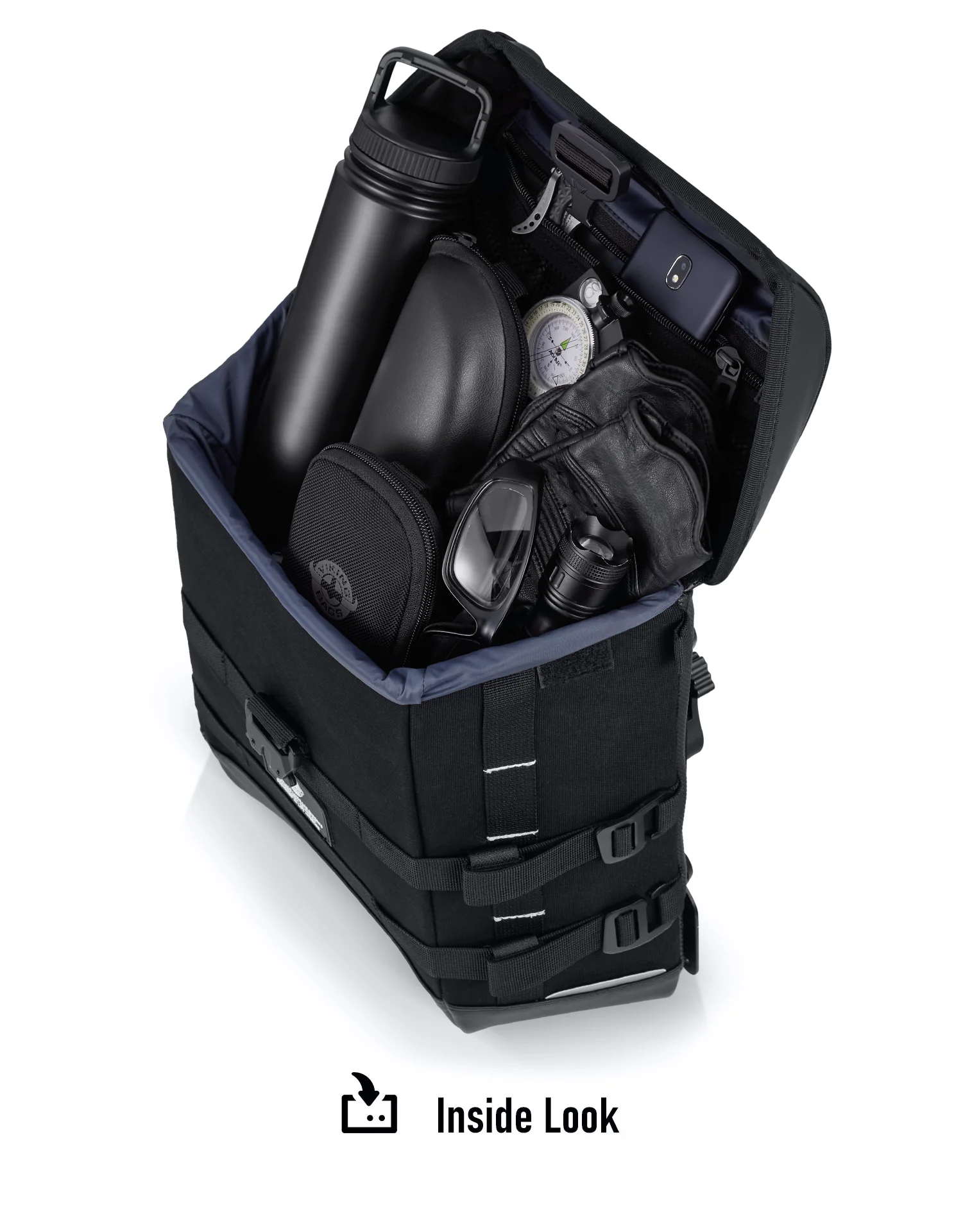 15L - Incognito Quick Mount Medium Ducati Scrambler (2018-2022) Solo Saddlebag (Left Only) - Image 7