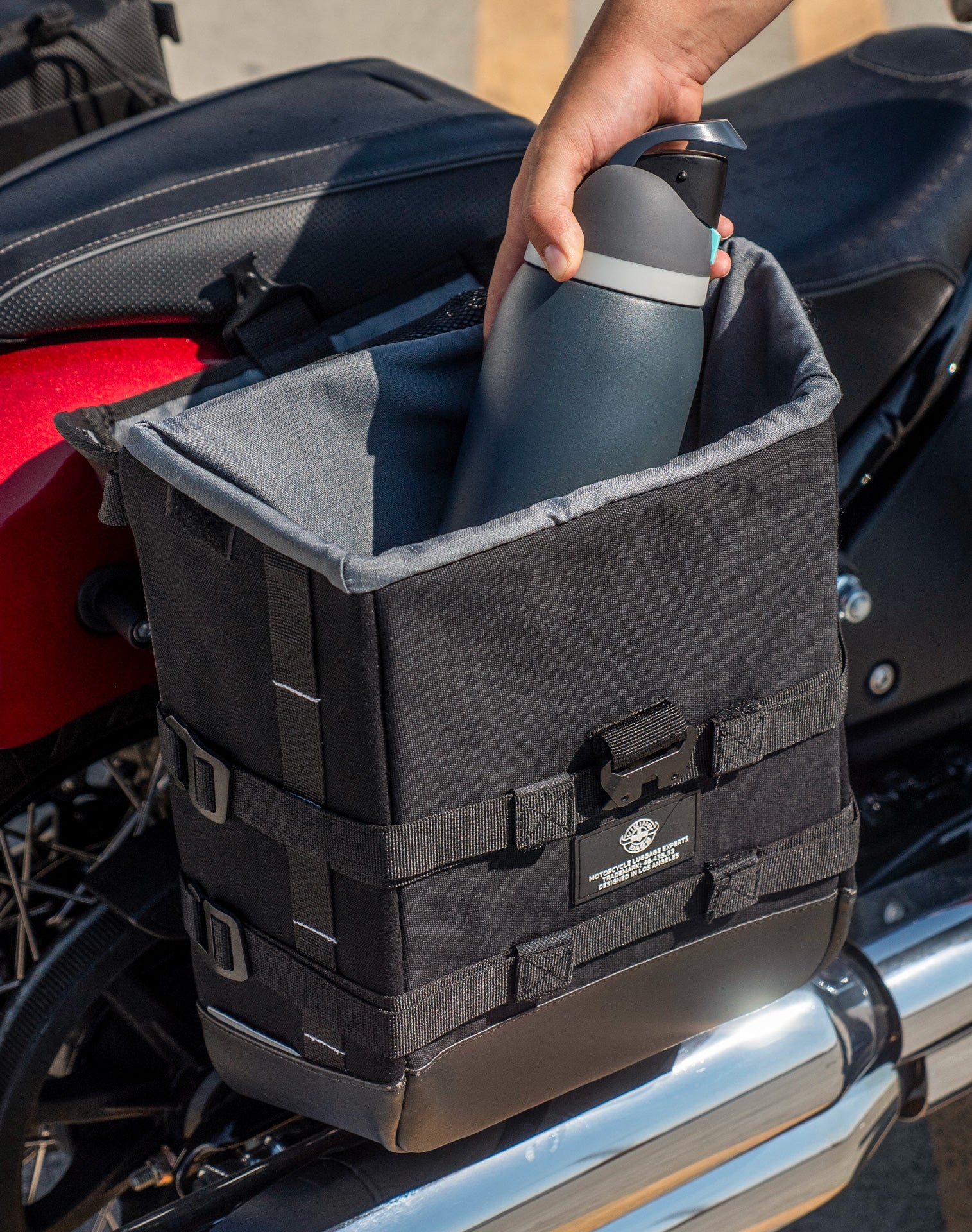 15L - Incognito Quick Mount Medium Indian Chief Bobber Solo Saddlebag (Right Only) - Image 6