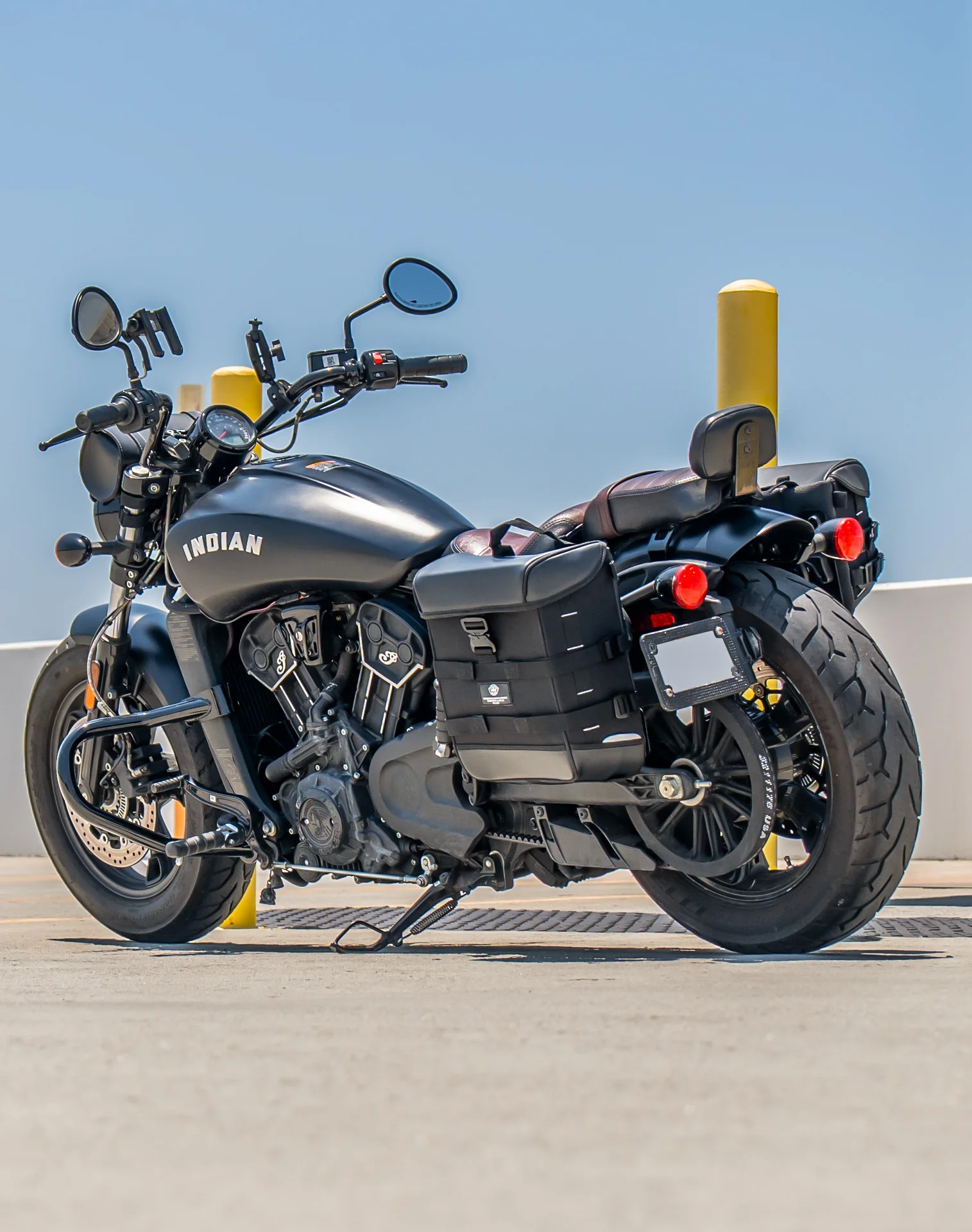 15L - Incognito Quick Mount Medium Indian Scout Bobber Sixty Solo Saddlebag (Left Only) - Image 3