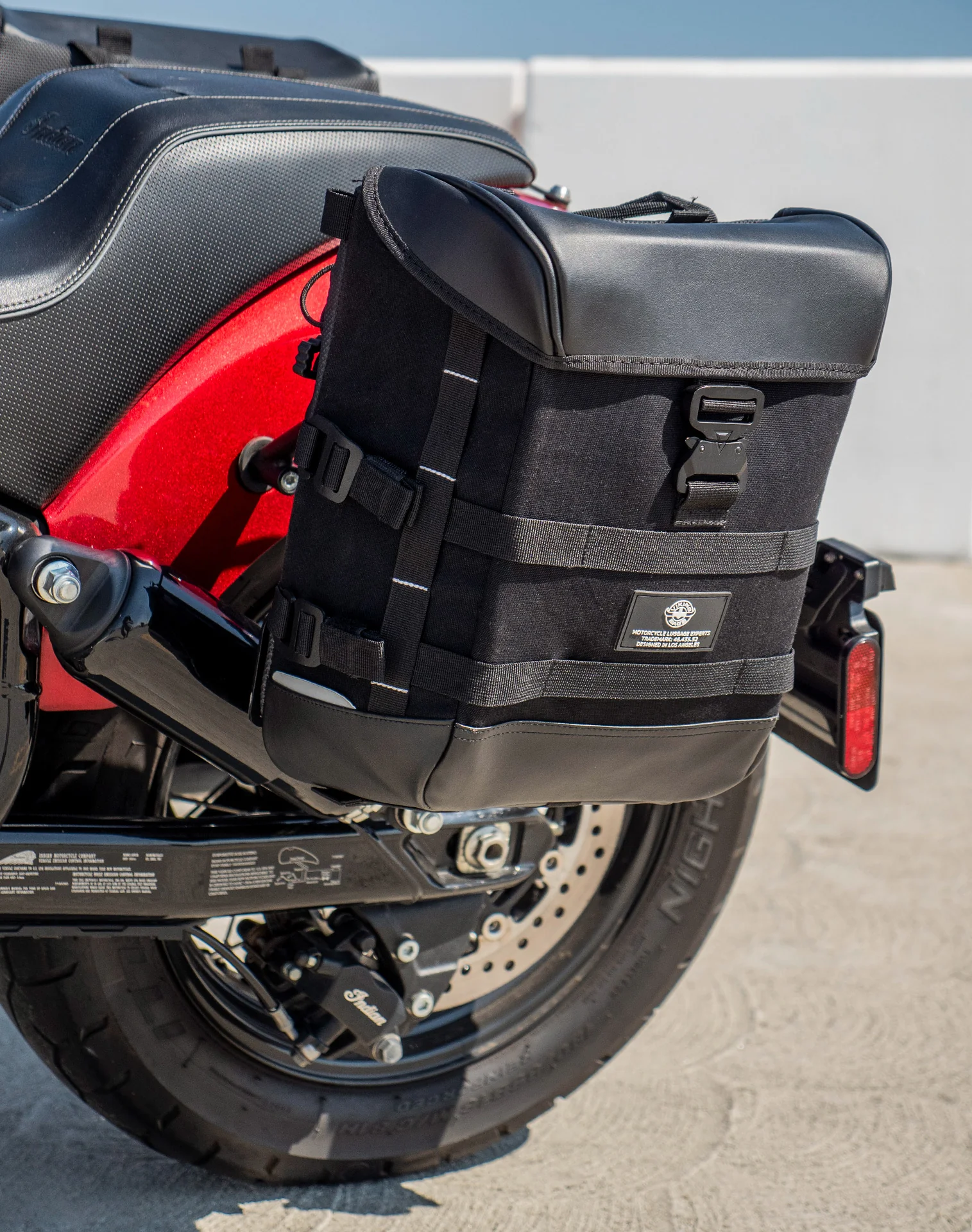 15L - Incognito Quick Mount Medium Indian Sport Chief Solo Saddle Bag (Left Only) - Image 4
