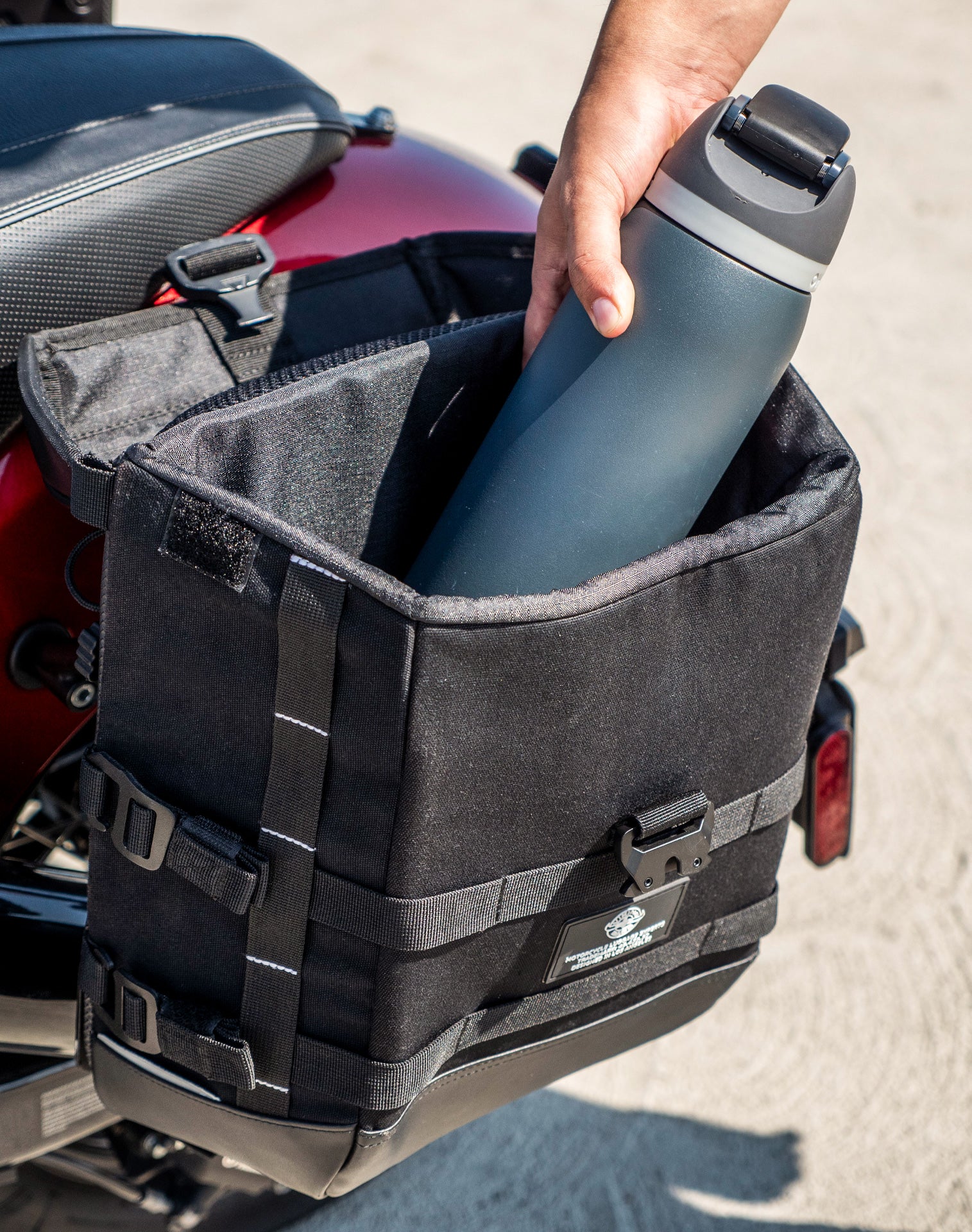15L - Incognito Quick Mount Medium Indian Sport Chief Solo Saddle Bag (Left Only) - Image 6