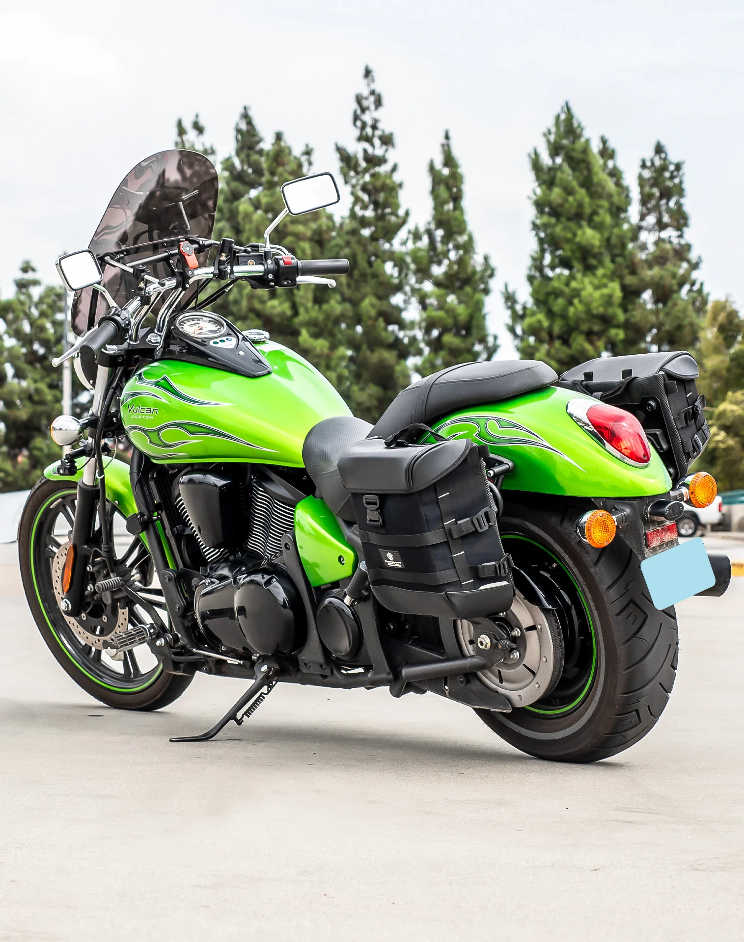 15L - Incognito Quick Mount Medium Kawasaki Vulcan 900 Custom VN900C Solo Saddlebag (Left Only) - Image 3