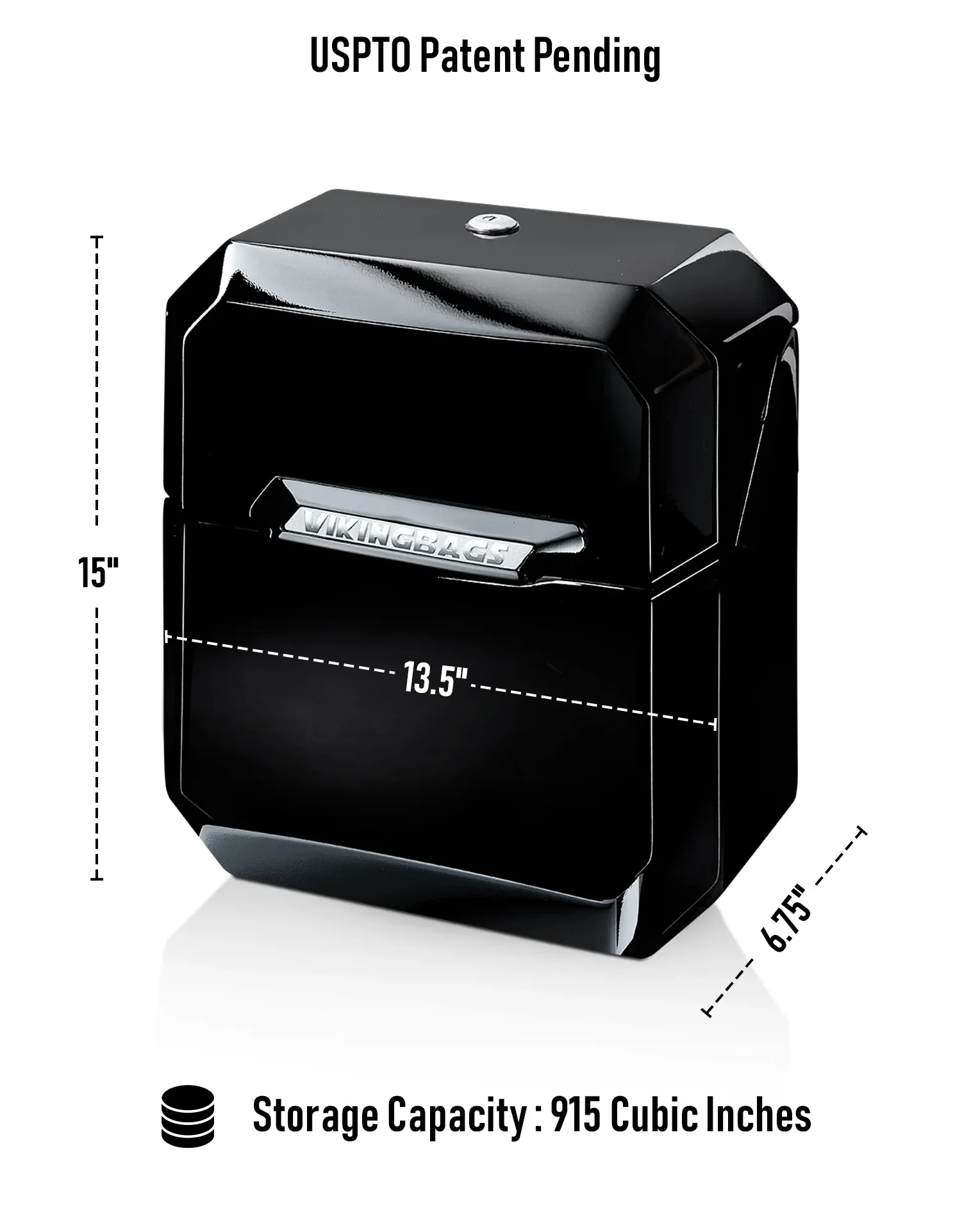 15L - Outlaw Quick Mount Medium Triumph Scrambler Painted Hard Solo Saddlebag (Left Only) - Image 3