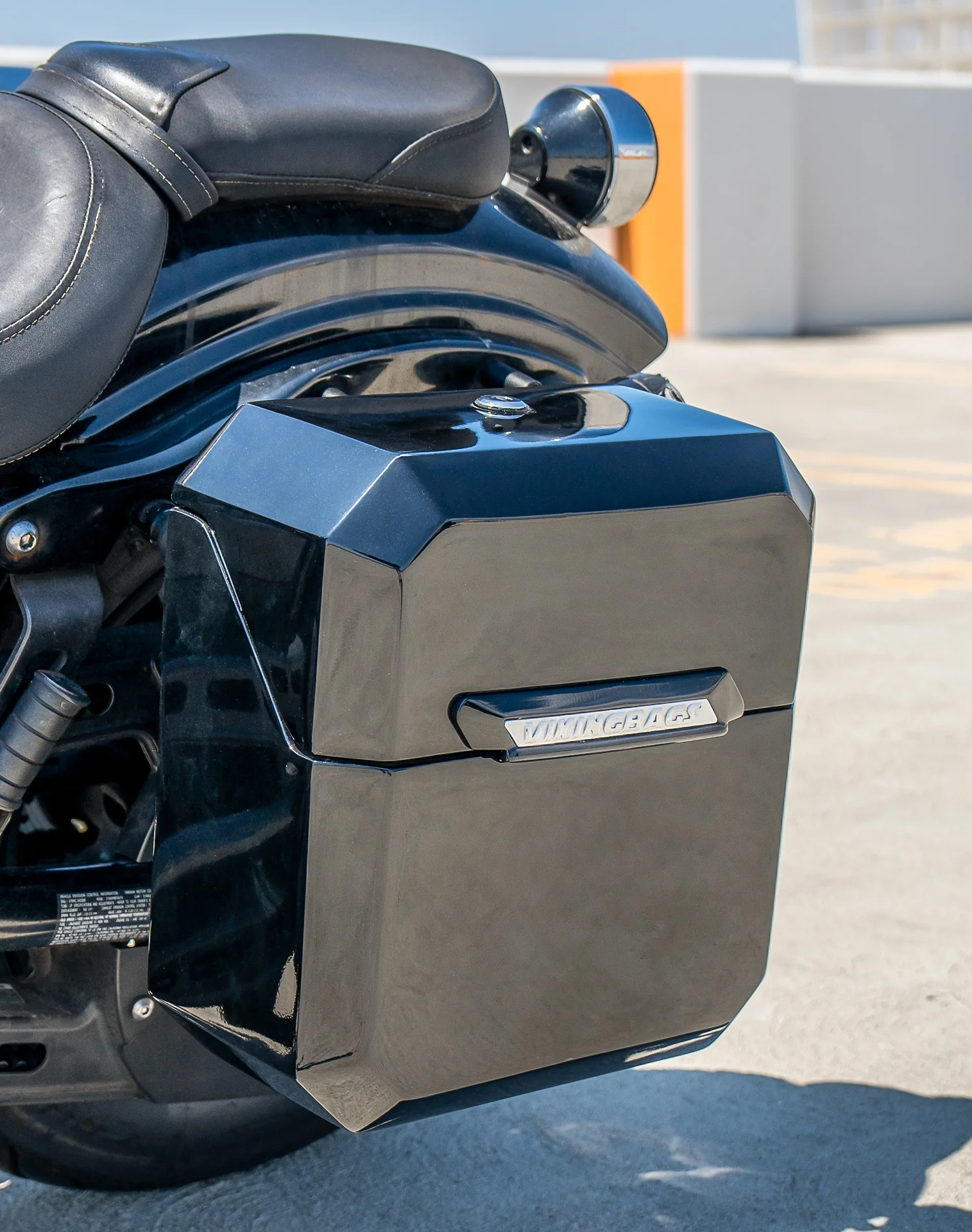 15L - Outlaw Quick Mount Medium Yamaha Bolt Specific Painted Hard Solo Saddlebag (Left Only) - Image 5