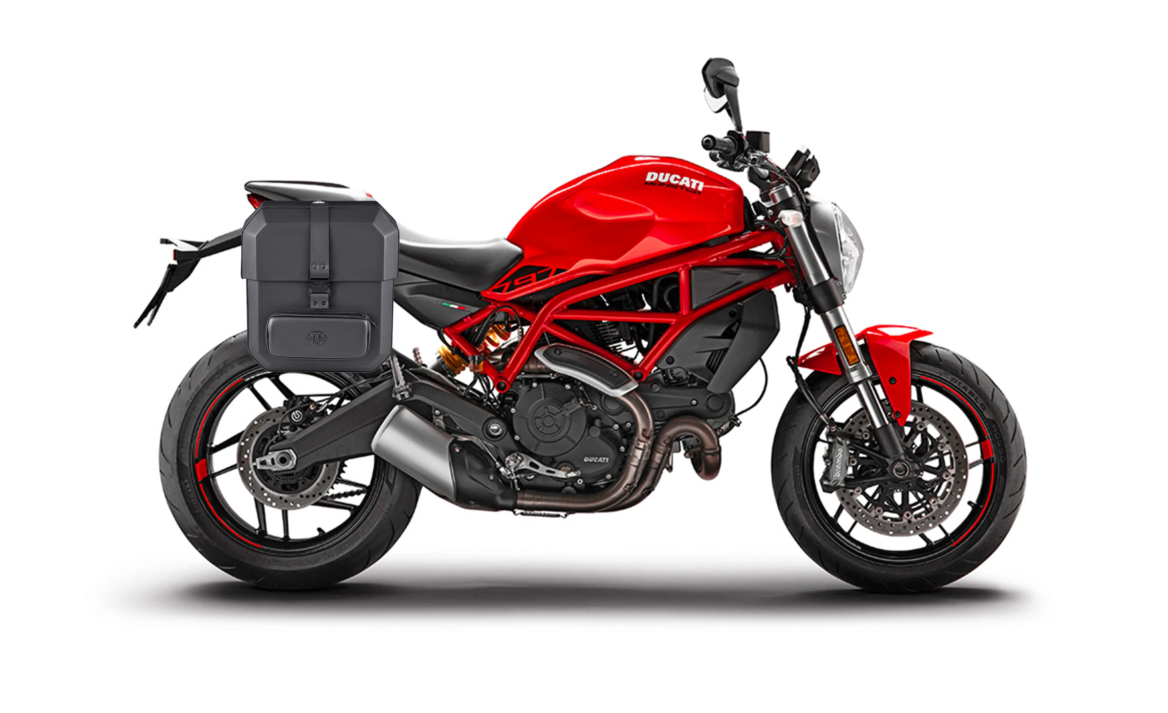 15L - Outlaw Quick Mount Medium Ducati Monster 797 Hard Solo Saddlebag (Right Only) - Image 2