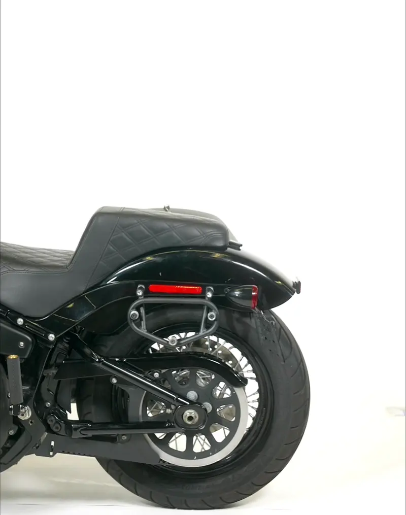 15L - Outlaw Quick Mount Medium Harley Softail Standard FXST Hard Solo Saddlebag (Left Only) - Image 10