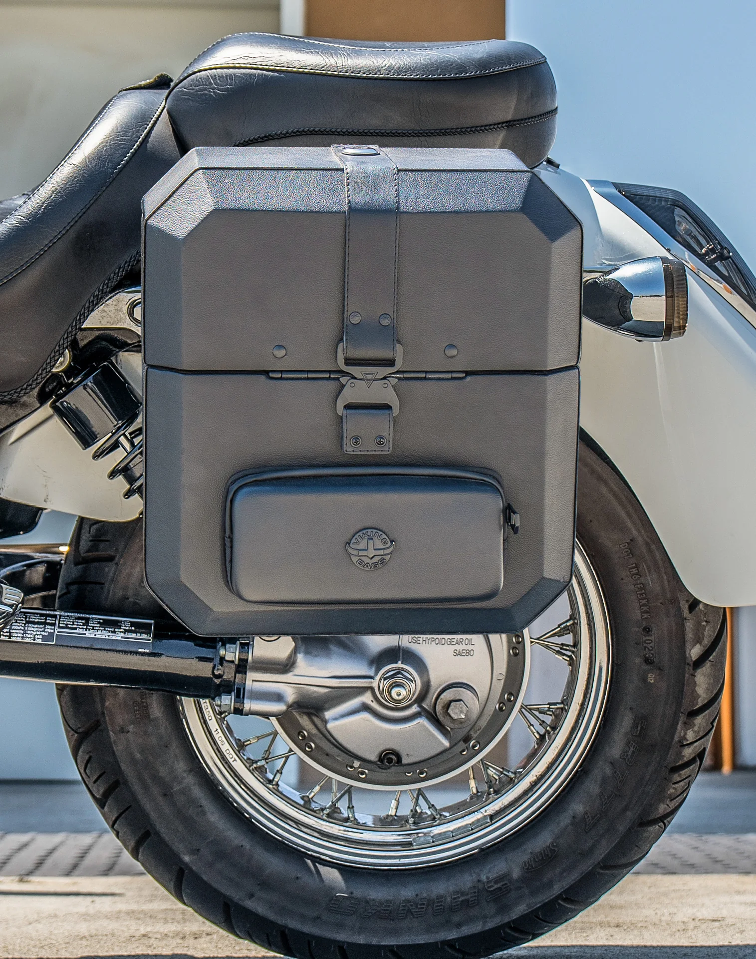 15L - Outlaw Quick Mount Medium Honda 750 Shadow Aero Hard Solo Saddlebag (Left Only) - Image 4