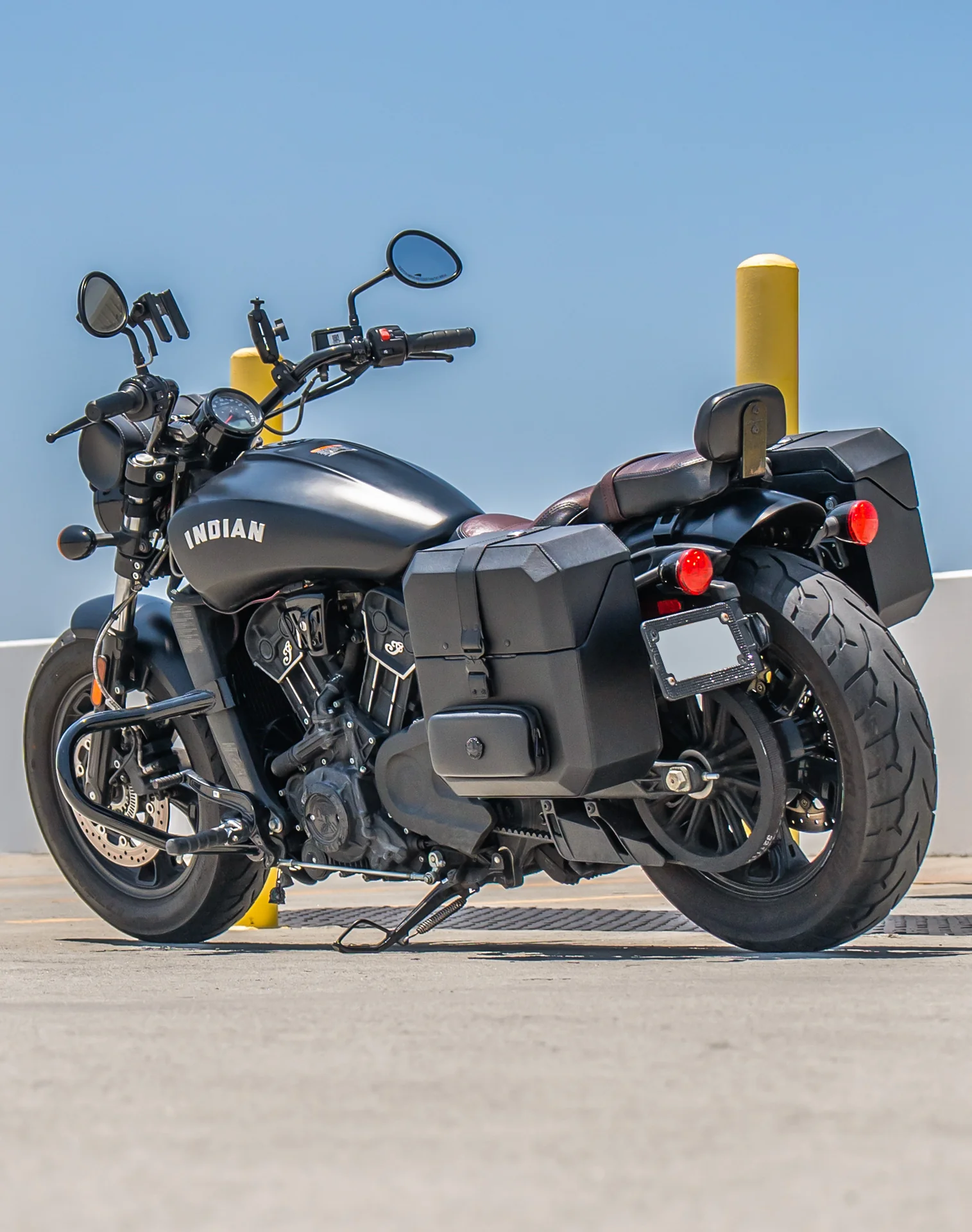 15L - Outlaw Quick Mount Medium Indian Scout Rogue Hard Solo Saddlebag (Left Only) - Image 3