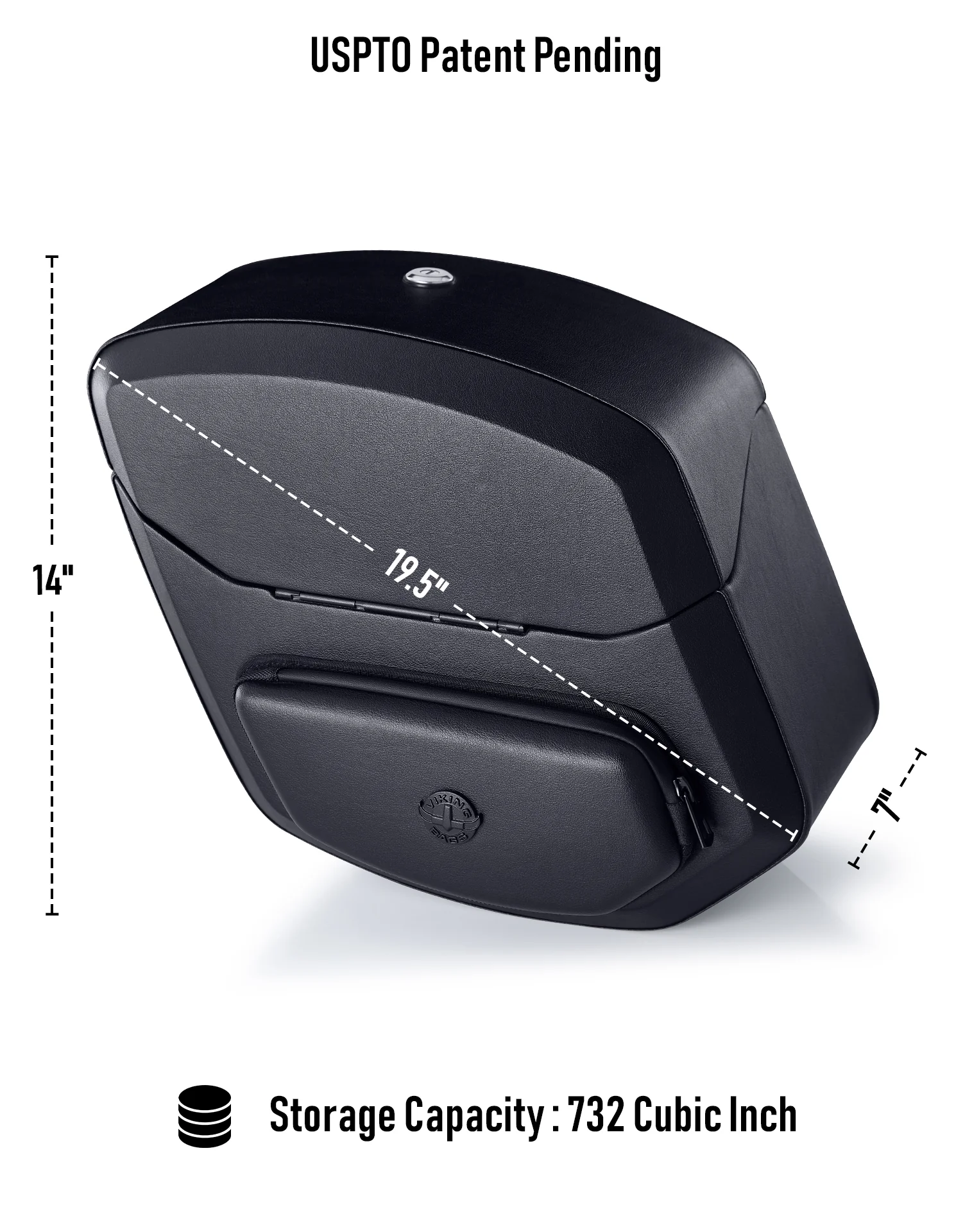 12L - Ironclad Quick Mount Medium Ducati Scrambler (2023+) Hard Solo Saddlebag (Left Only) - Image 3