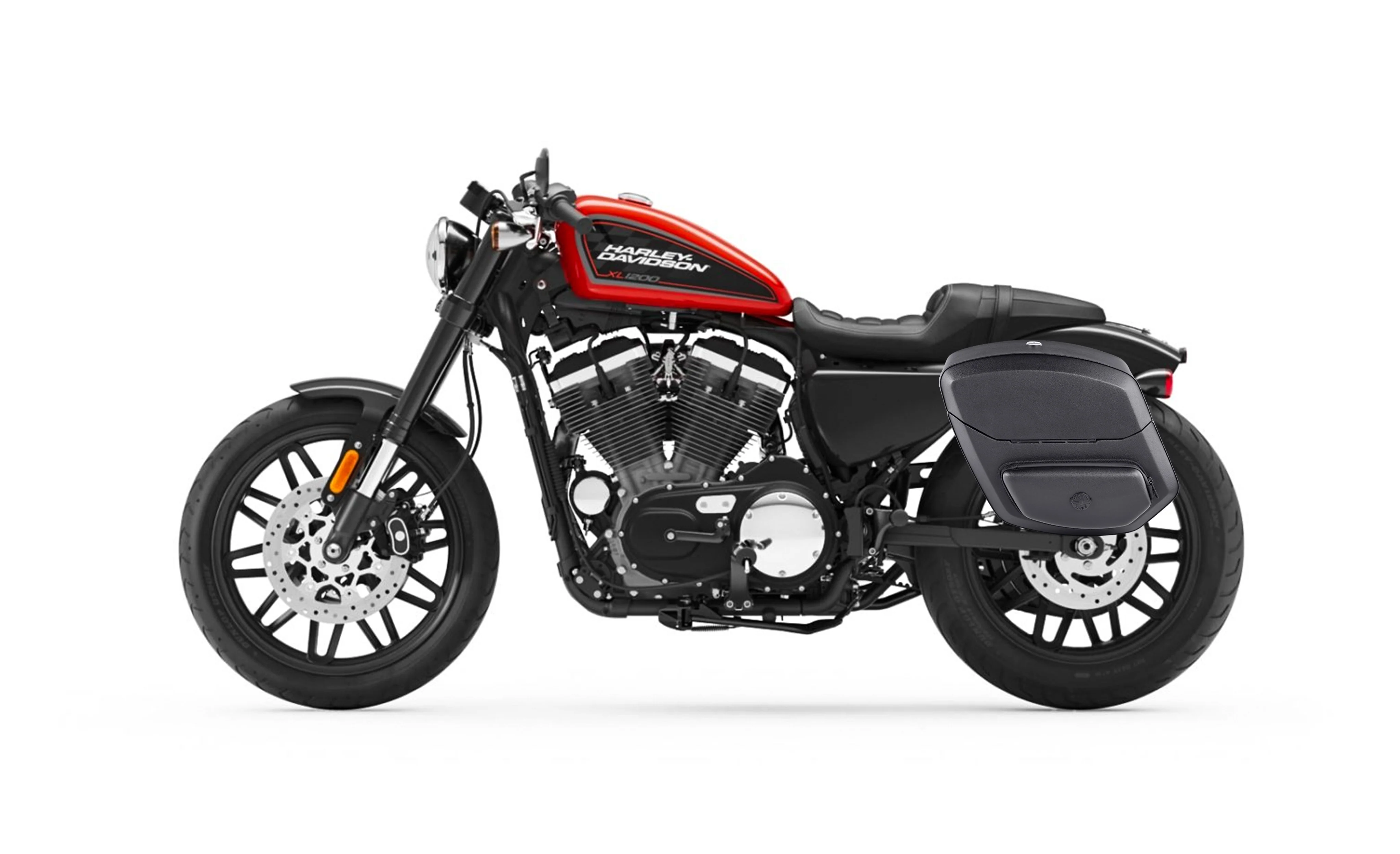 12L - Ironclad Quick Mount Medium Harley Sportster Roadster XL1200CX Hard Solo Saddlebag (Left Only) - Image 2